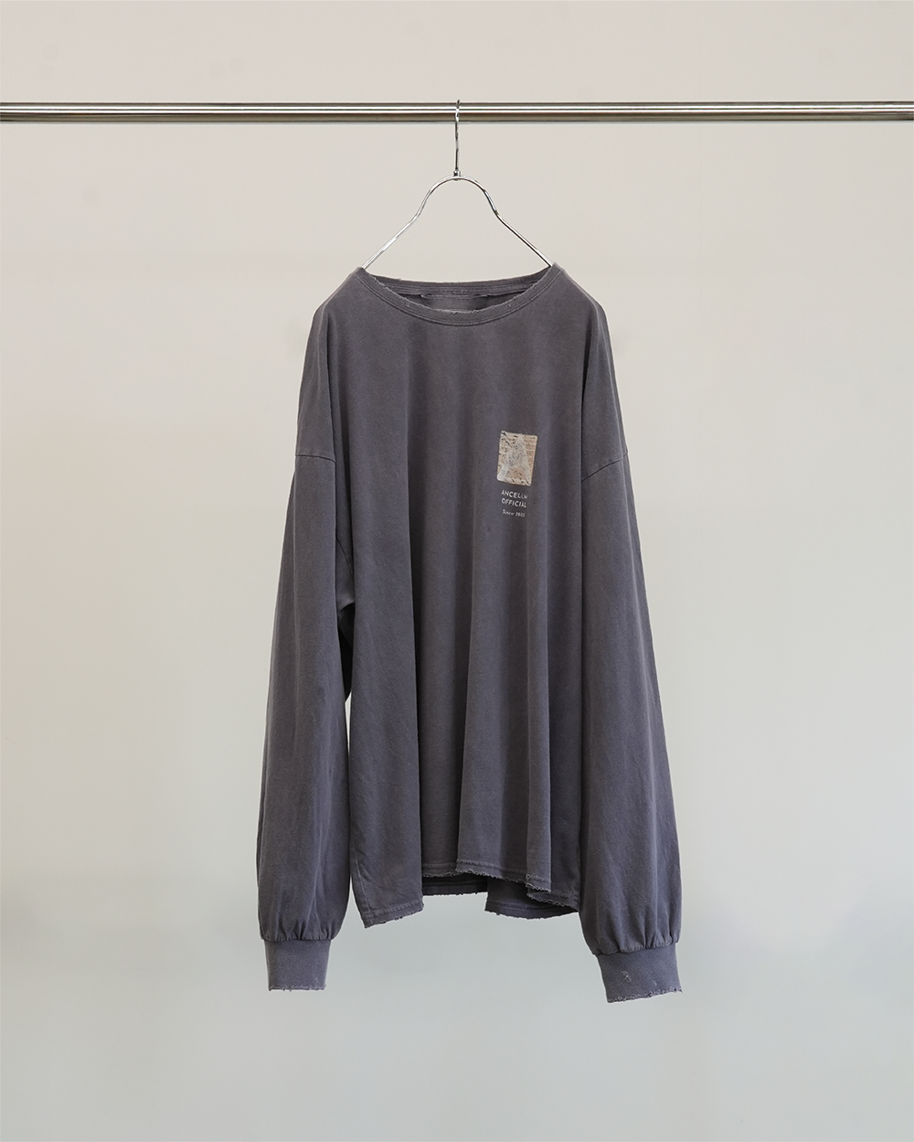 LOGO LS T-SHIRT(PURPLE) – ANCELLM LOGO LS T-SHIRT(PURPLE) – ANCELLM