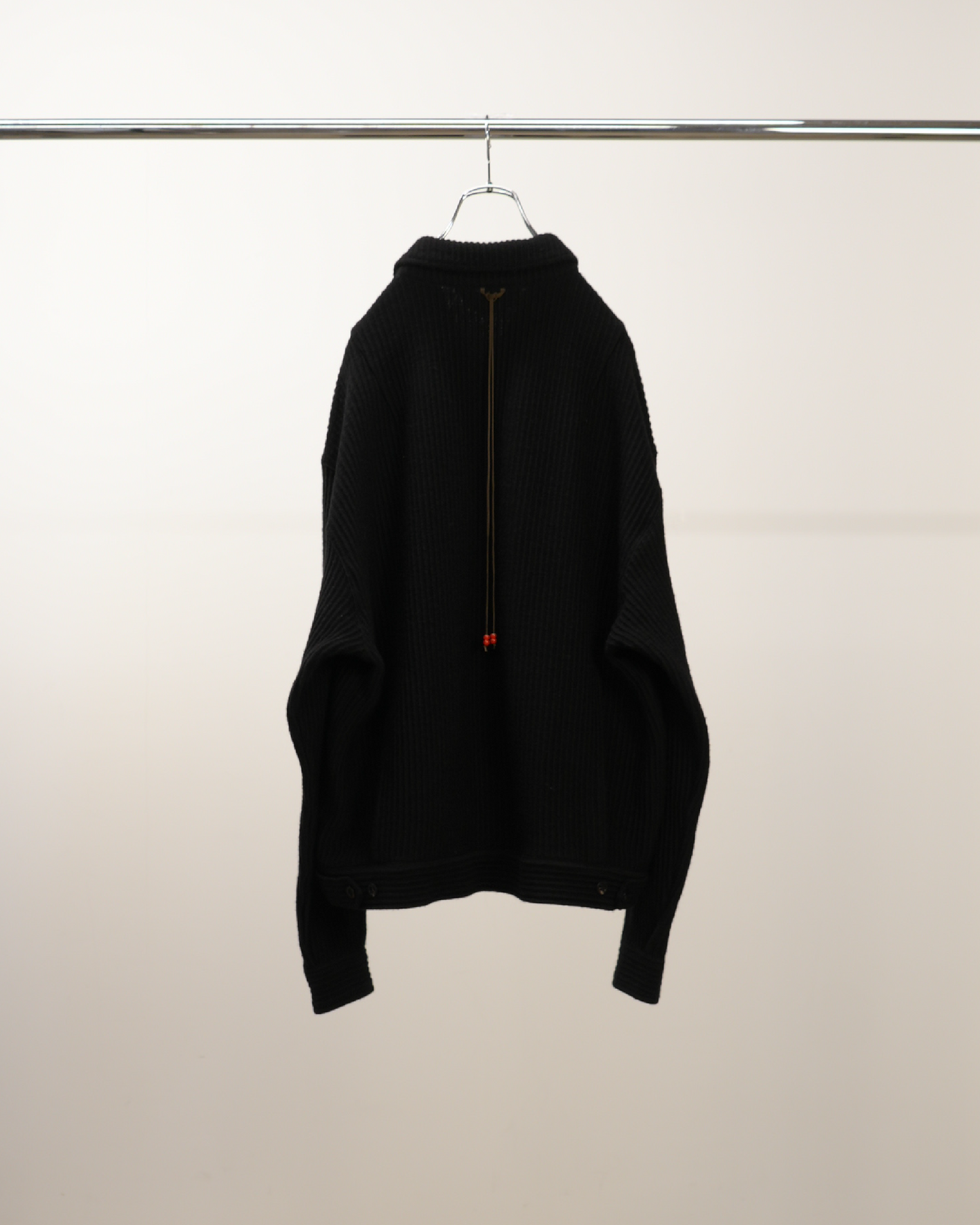 WOOL CORDUROY WORK SHIRT JACKET(BLACK)