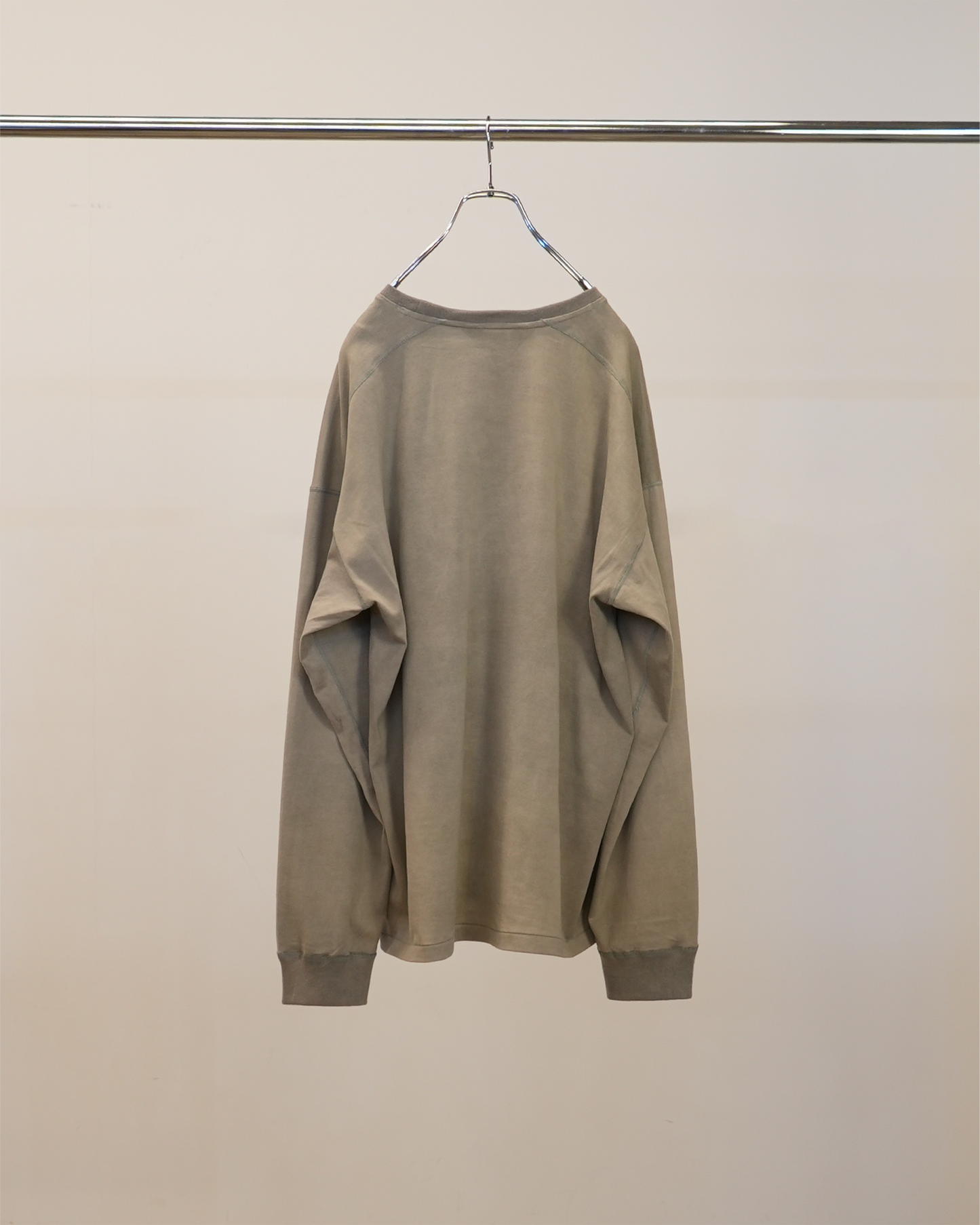 UNEVENNESS LS T-SHIRT(GRAY)