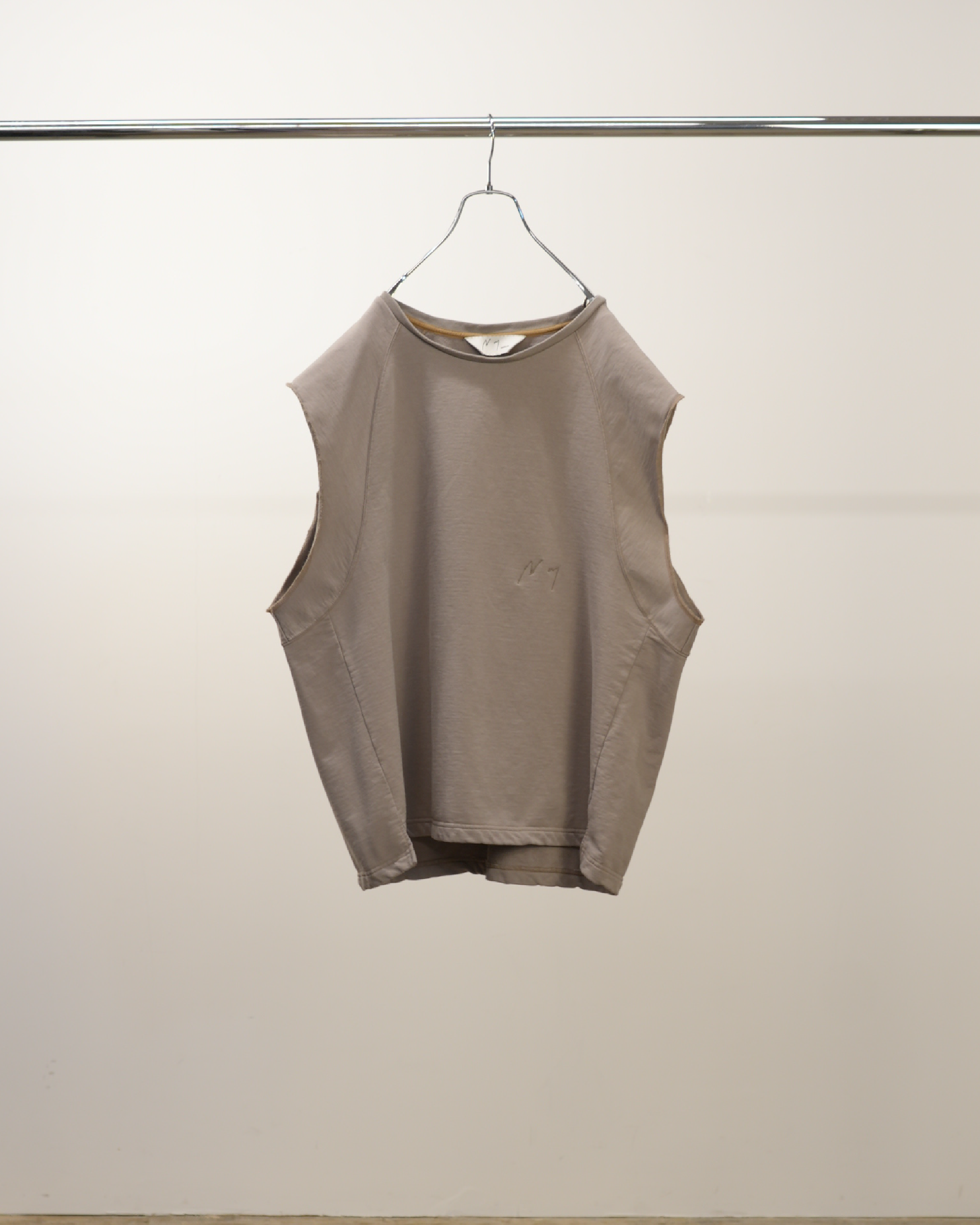 【新品即売】ANCELLM FADED SLEEVELESS T-SHIRT FADED SLEEVELESS T-SHIRT(BEIGE) – ANCELLM