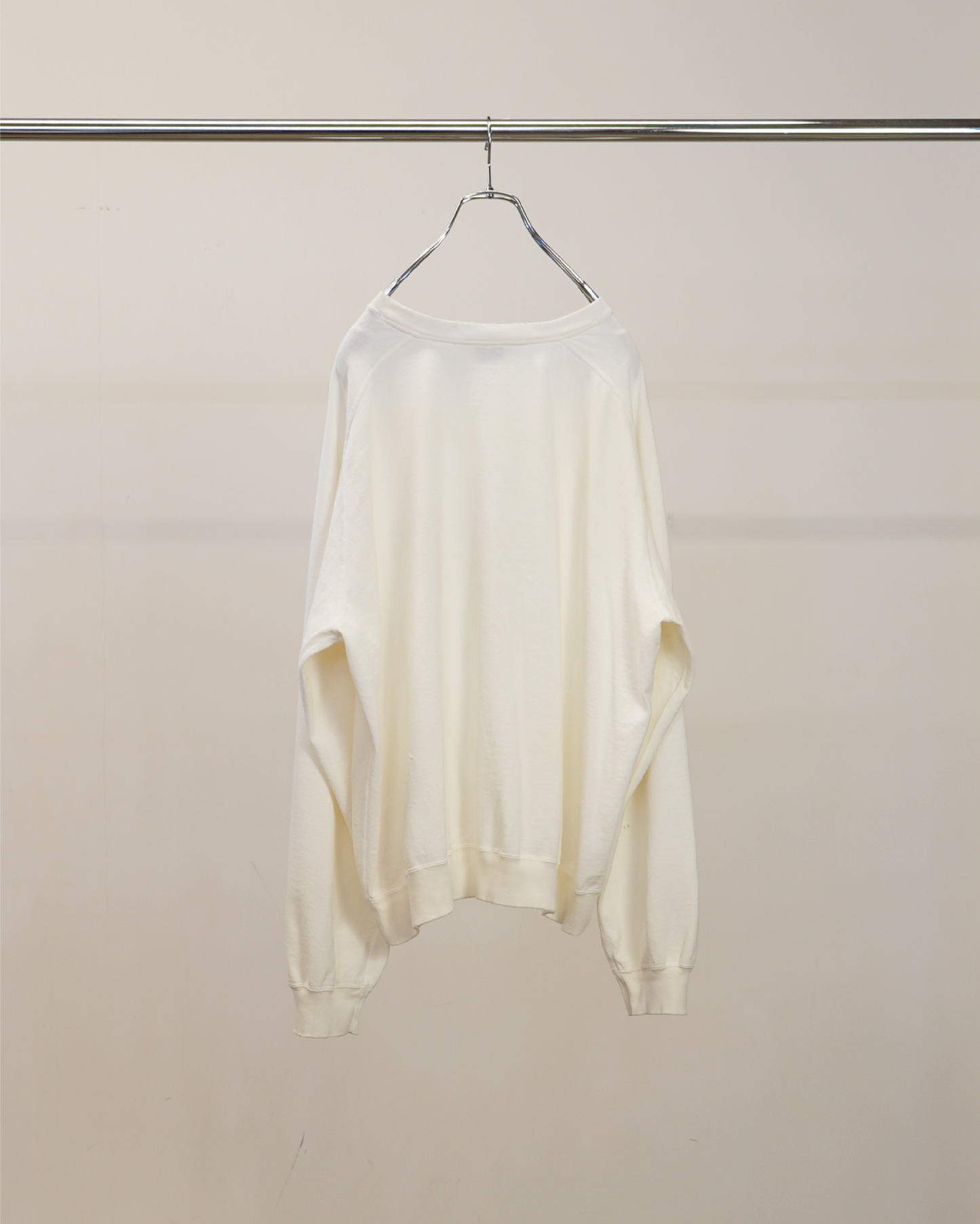 LIGHT LOOP SWEAT SHIRT(WHITE)