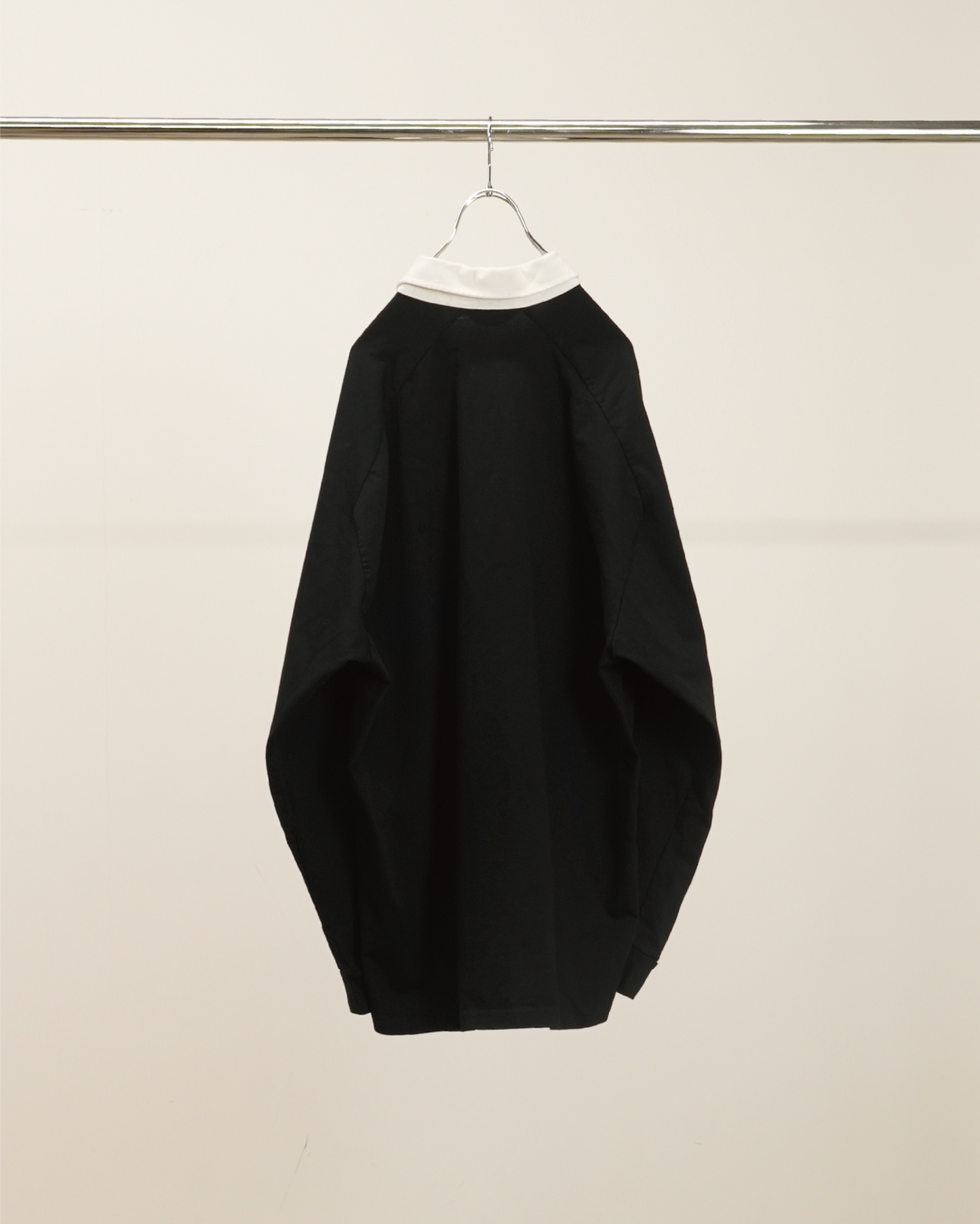 TWO-TONE RUGBY SHIRT(BLACK)