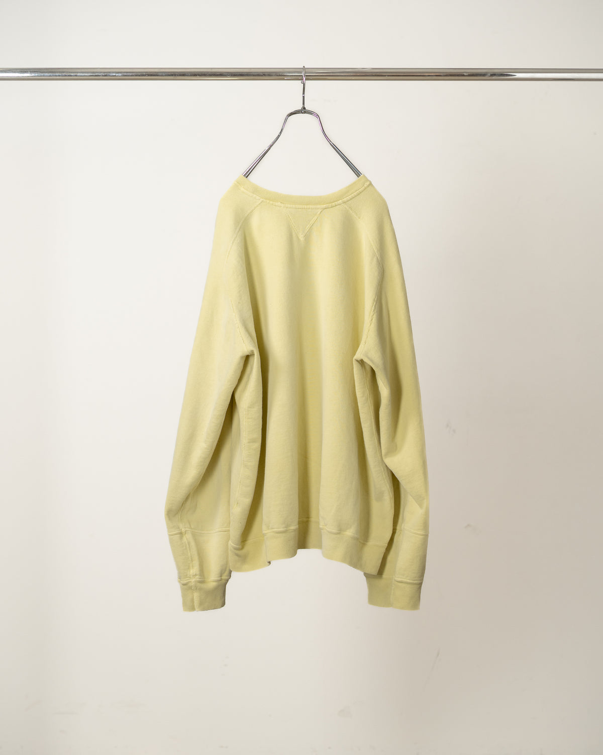 FLEECE-LINED SWEAT SHIRT(YELLOW)
