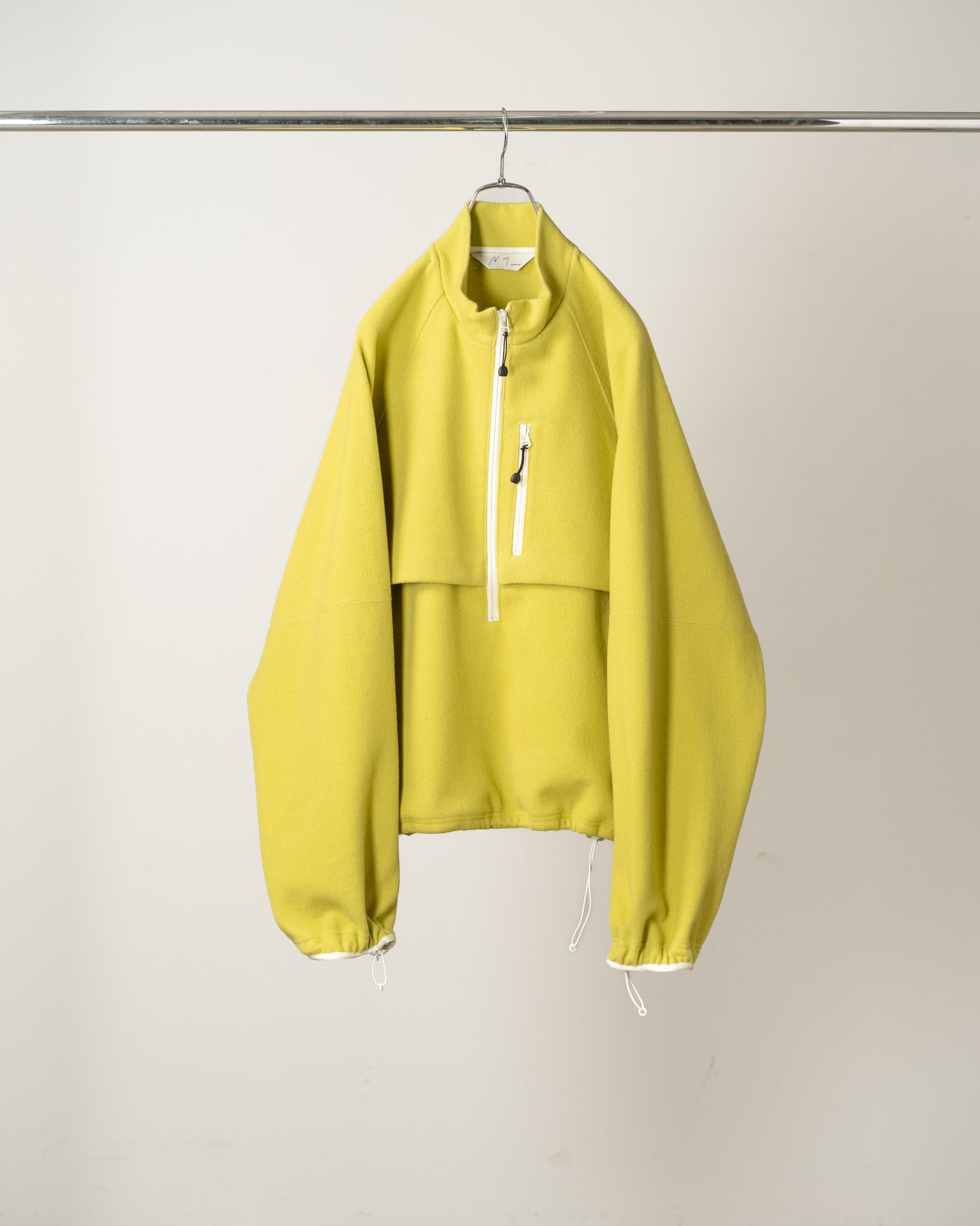 W/CA FLEECE BLOUSON(LIME YELLOW) – ANCELLM