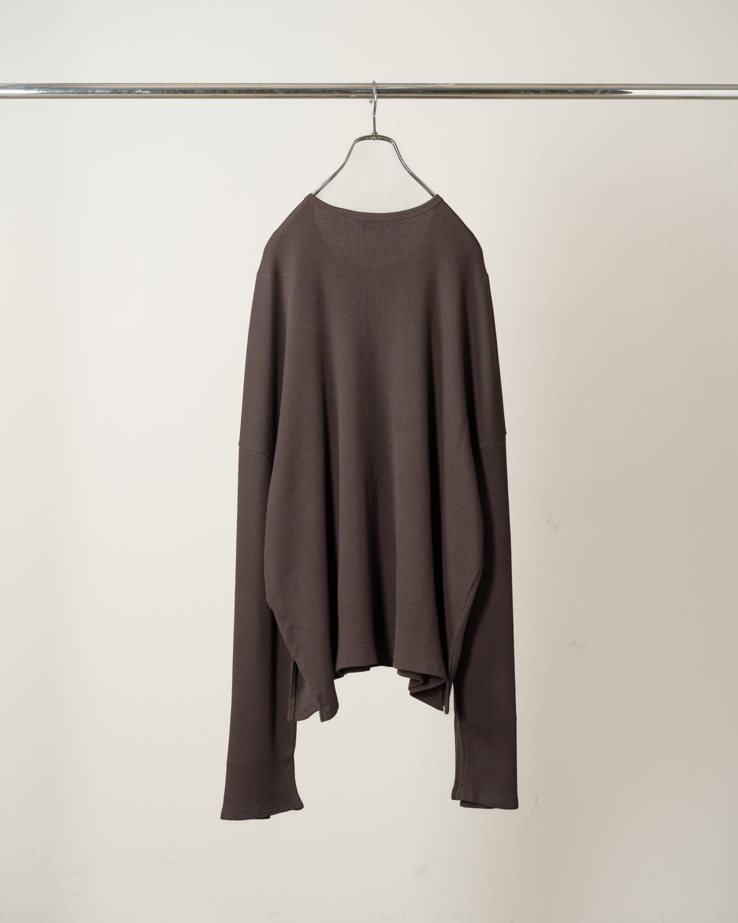 C/CA LS T-SHIRT(D.BROWN)