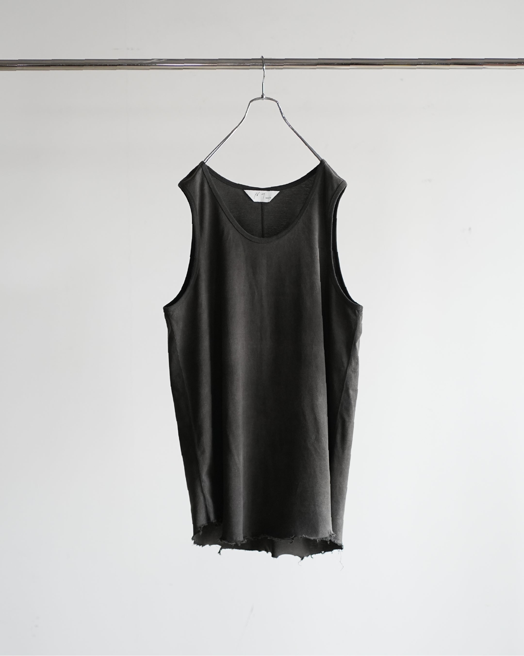 UNEVENNESS TANK TOP(BLACK) – ANCELLM