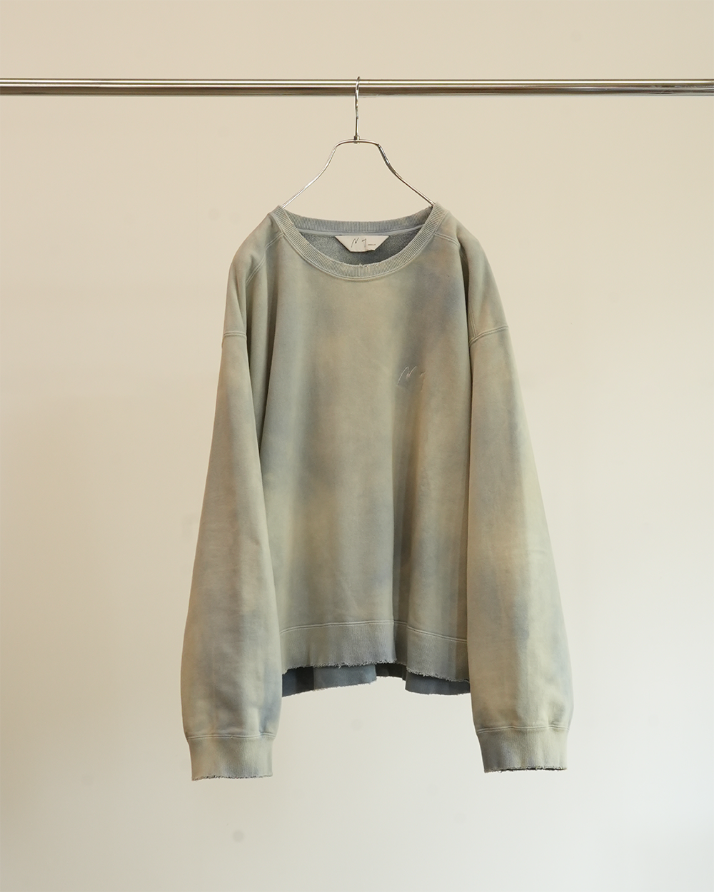 UNEVENNESS SWEAT SHIRT(SAX) – ANCELLM UNEVENNESS SWEAT SHIRT(SAX) – ANCELLM