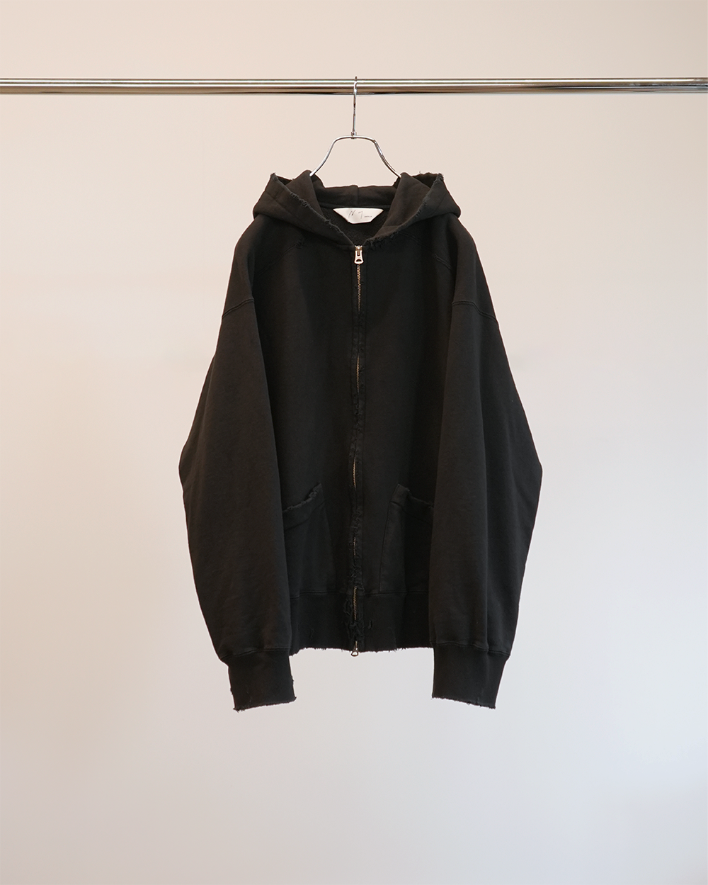 ANCELLM zip up hoodie black ANCELLM zip up hoodie black