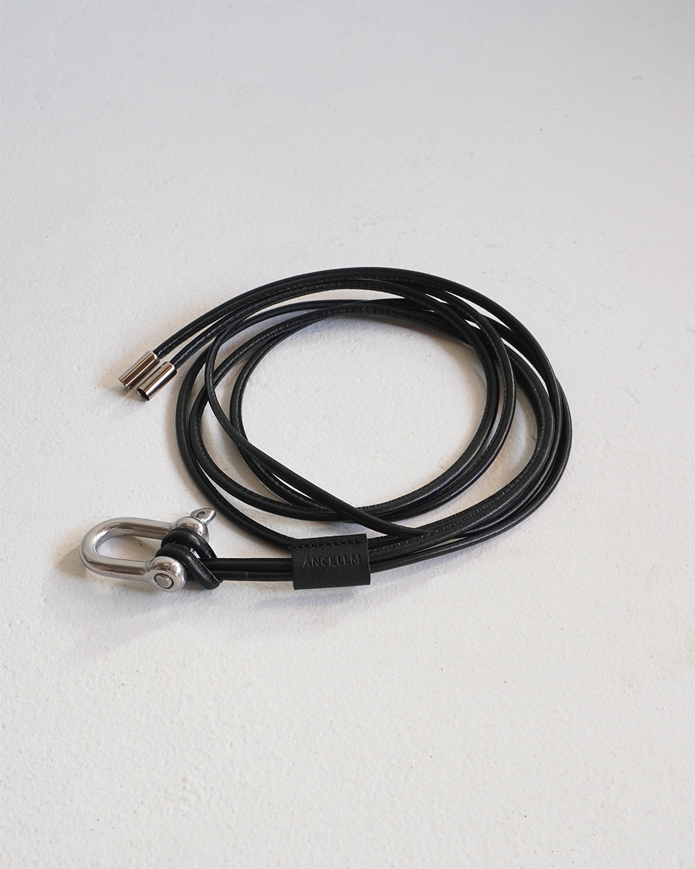 LEATHER ROPE BELT (BLACK) – ANCELLM LEATHER ROPE BELT (BLACK) – ANCELLM