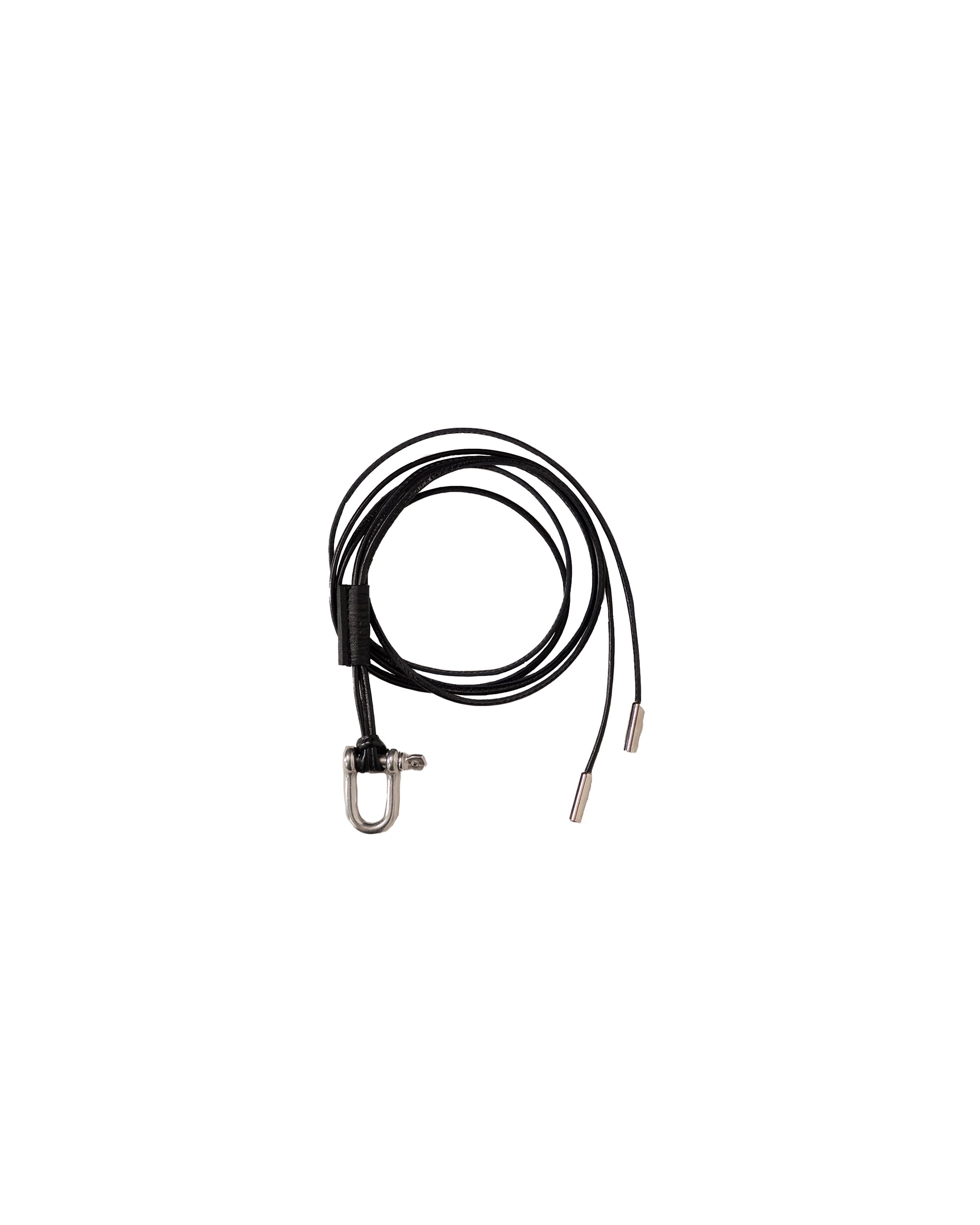 【新品】ANCELLM LEATHER ROPE BRACELET(BLACK) LEATHER ROPE BRACELET(BLACK) – ANCELLM