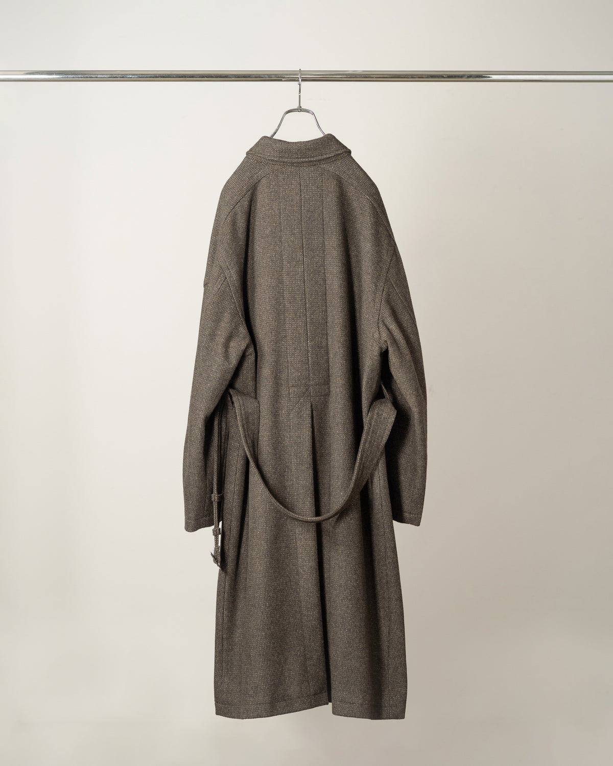 WOOL BLANKET BALMACAAN COAT(D.BROWN)