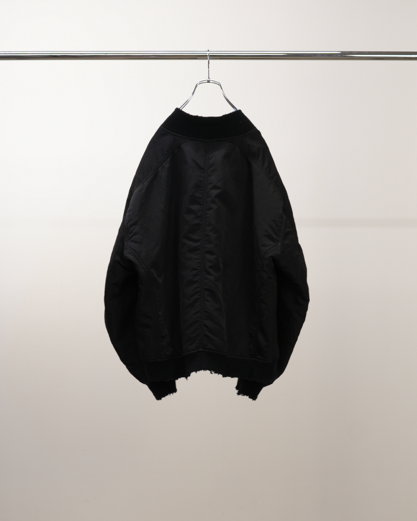 FADED BOMBER JACKET(BLACK)