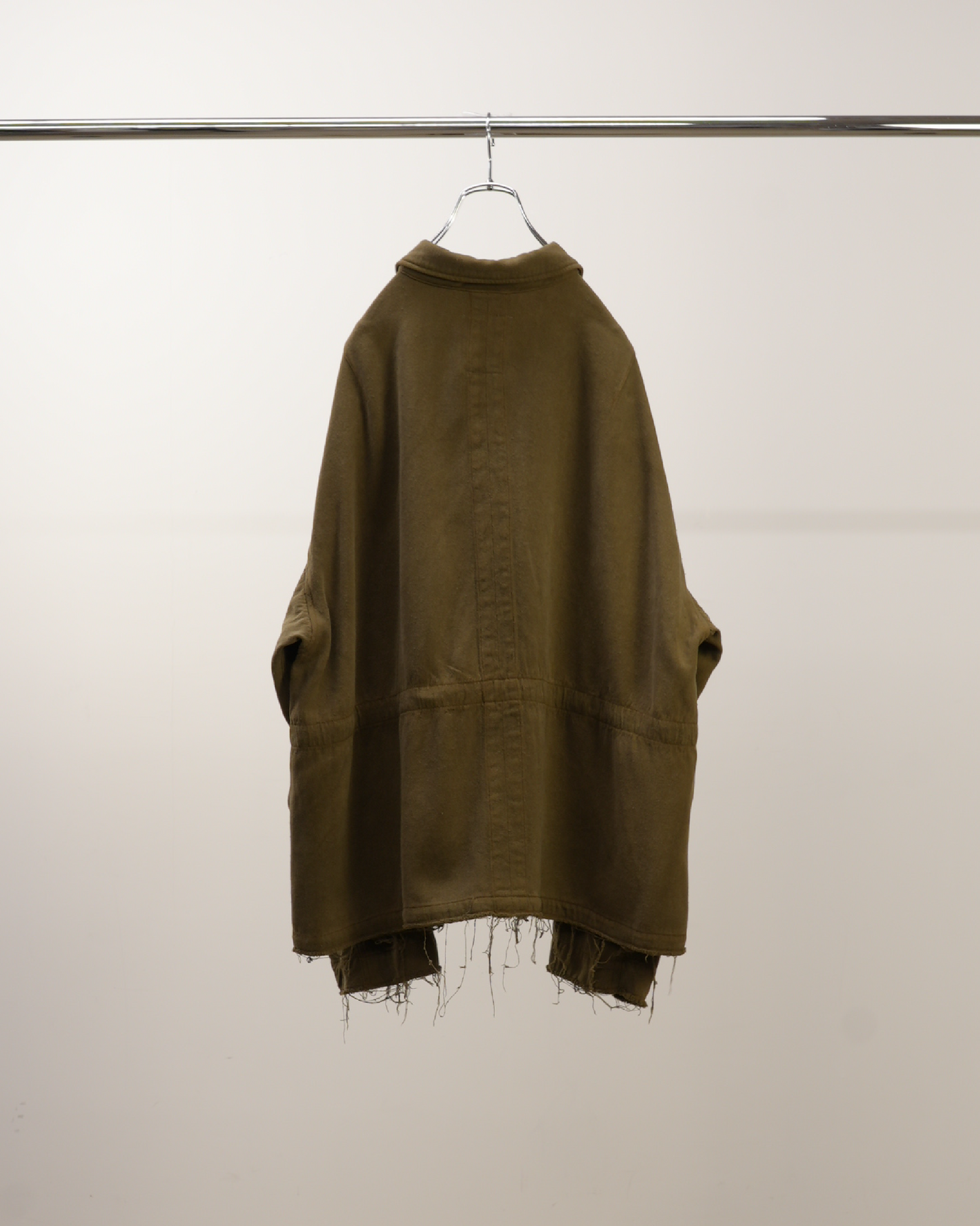 SILK SUEDE FIELD JACKET(KHAKI)