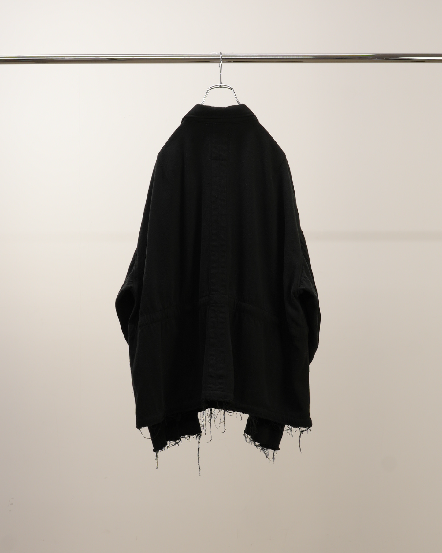 SILK SUEDE FIELD JACKET(BLACK)