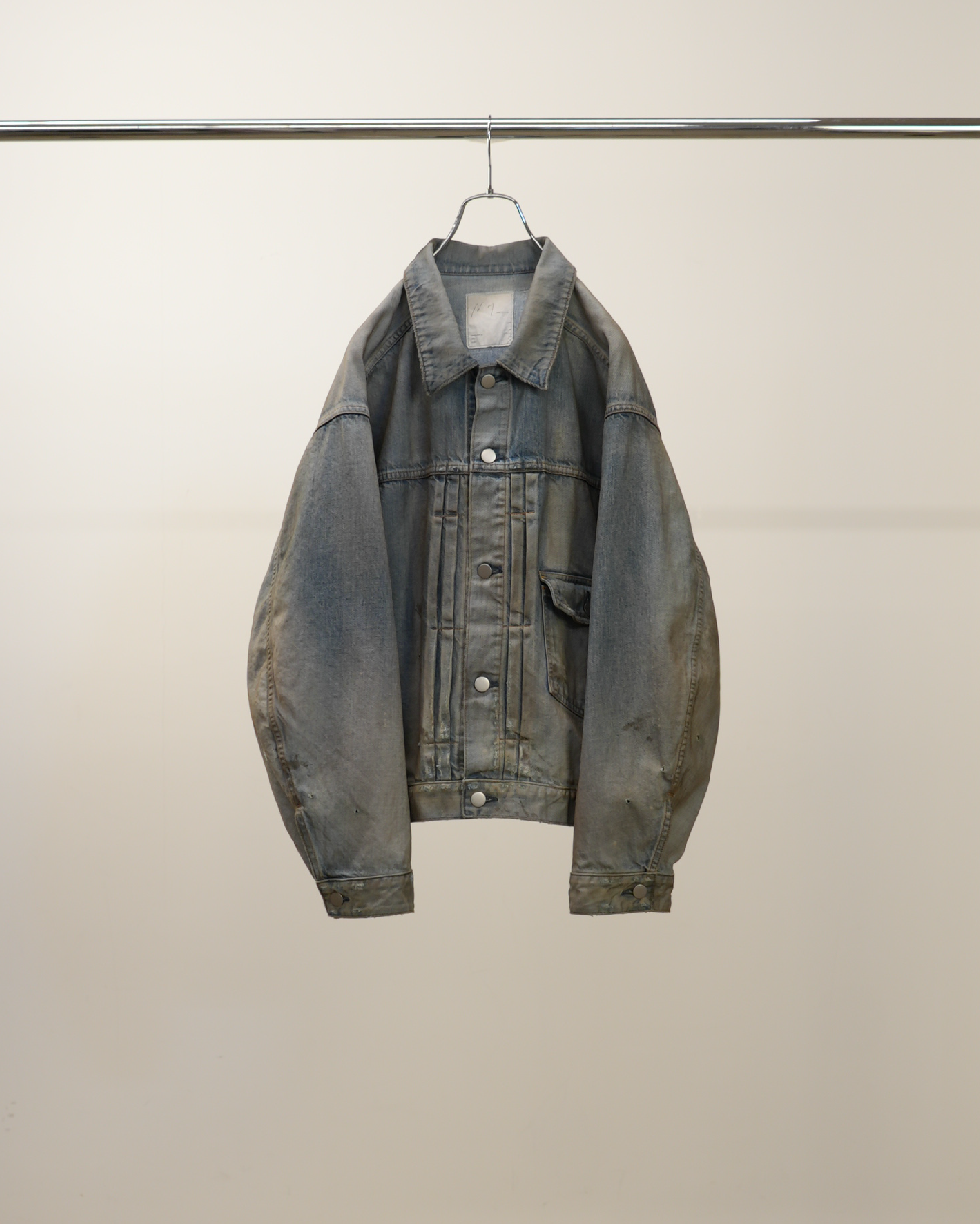 AGING DENIM JACKET(INDIGO) – ANCELLM AGING DENIM JACKET(INDIGO) – ANCELLM