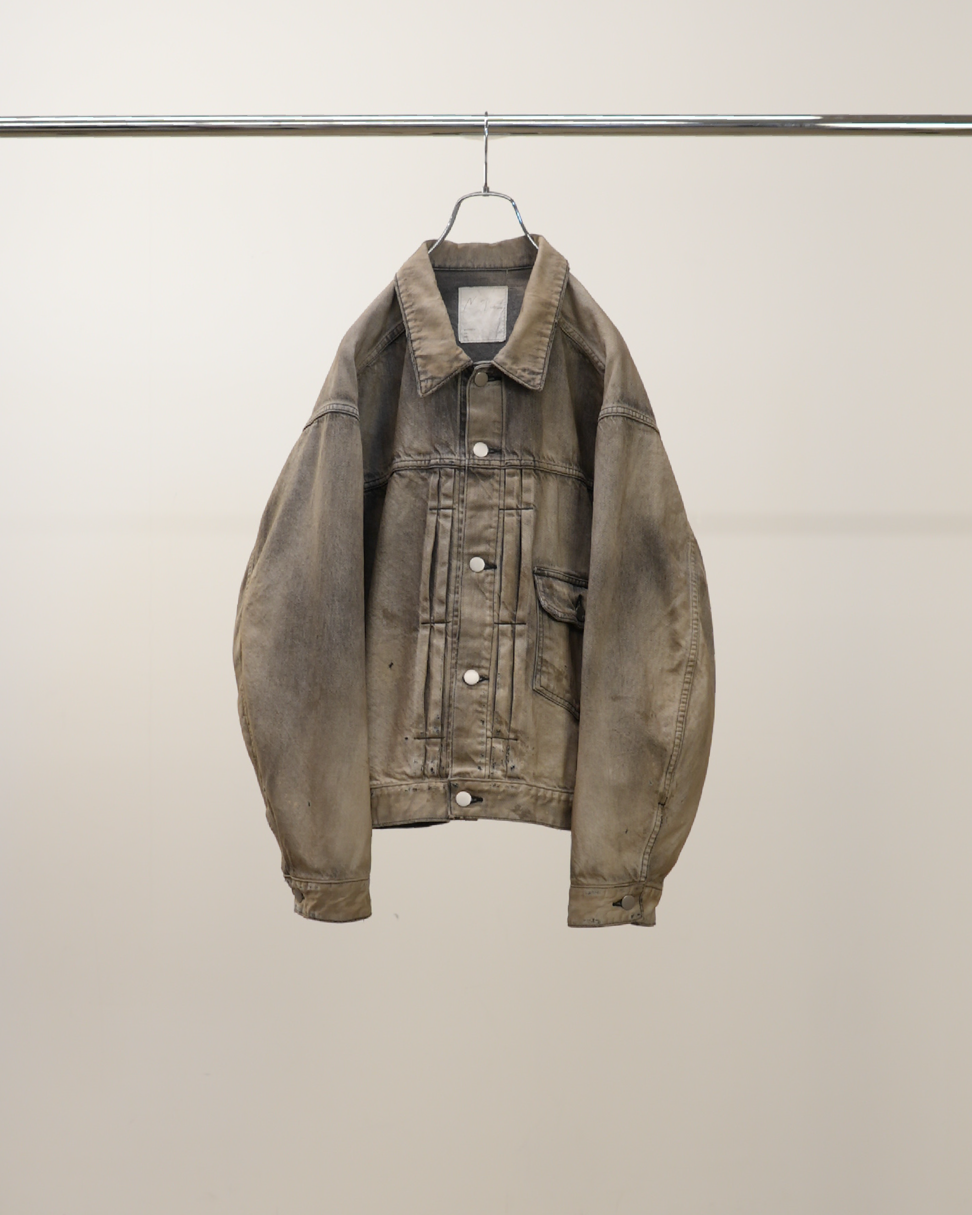 AGING DENIM JACKET(BLACK) – ANCELLM AGING DENIM JACKET(BLACK) – ANCELLM