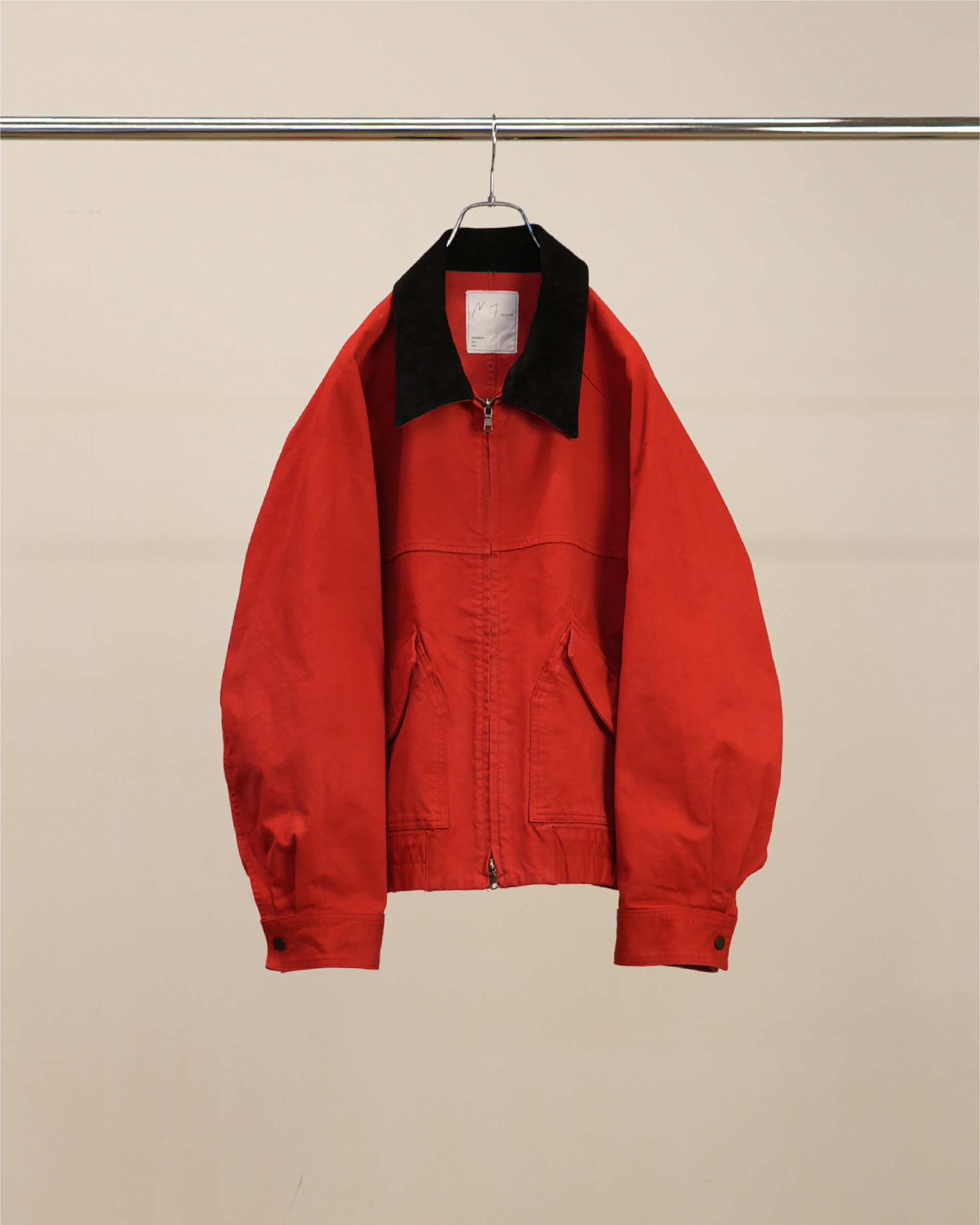ZIP BLOUSON(RED) – ANCELLM