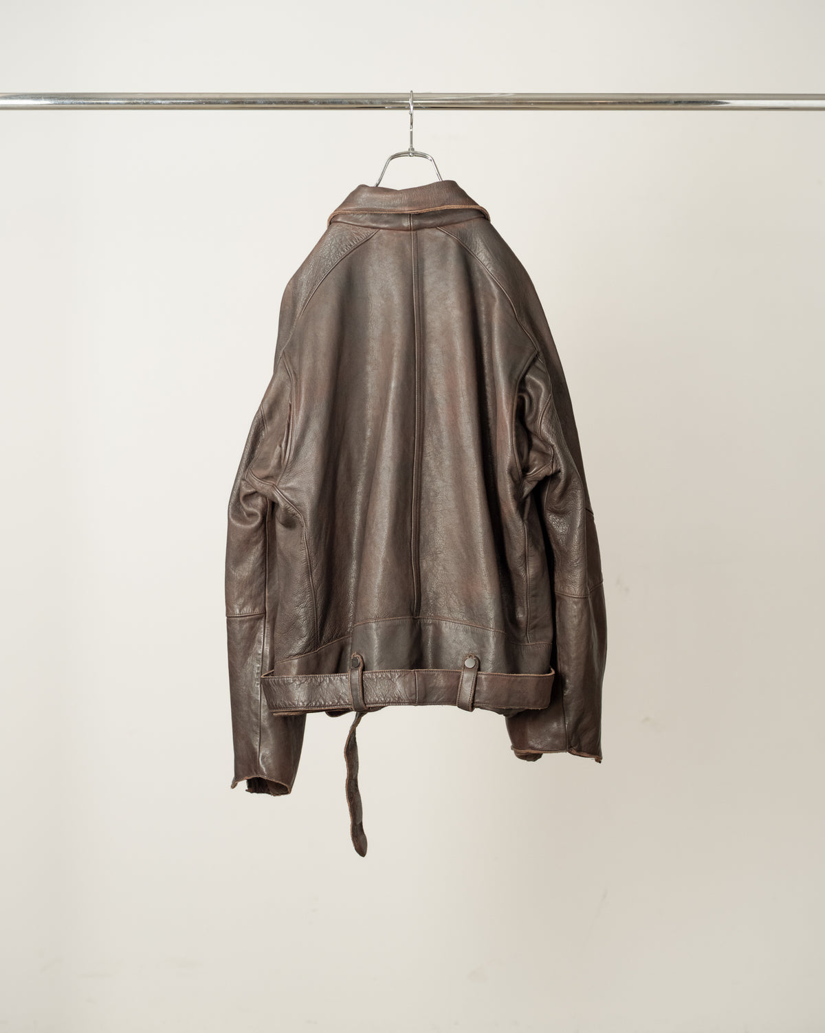 AGING H.L BELTED JACKET(D.BRICK)