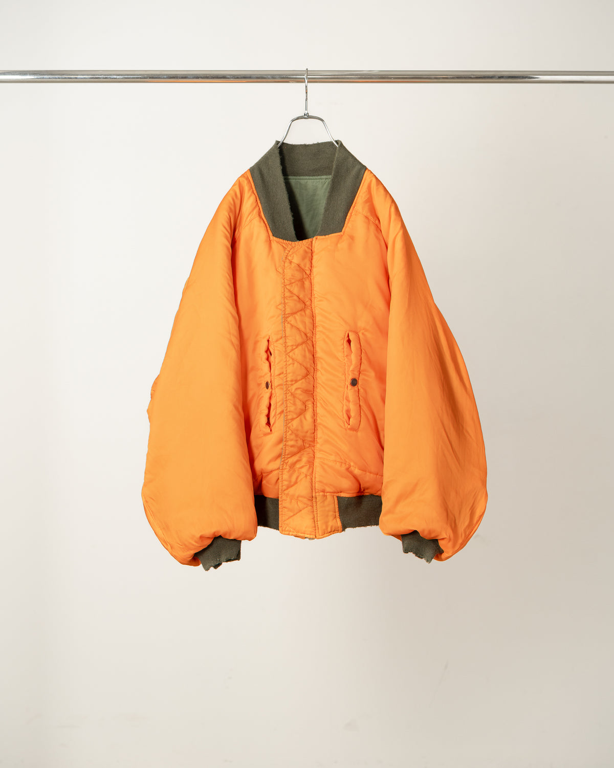 AGING BOMBER JACKET(KHAKI)