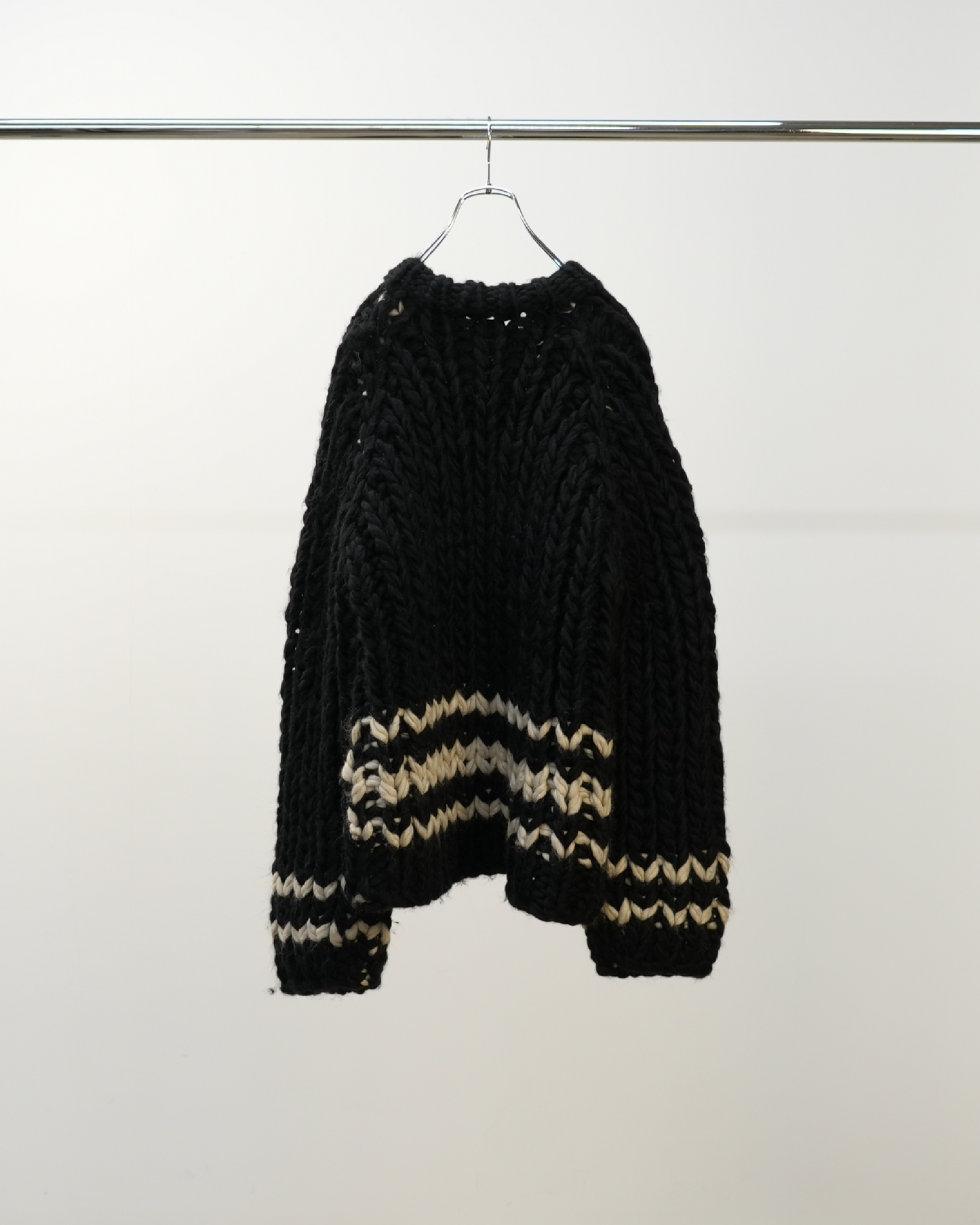 CHUNKY KNIT(BLACK)