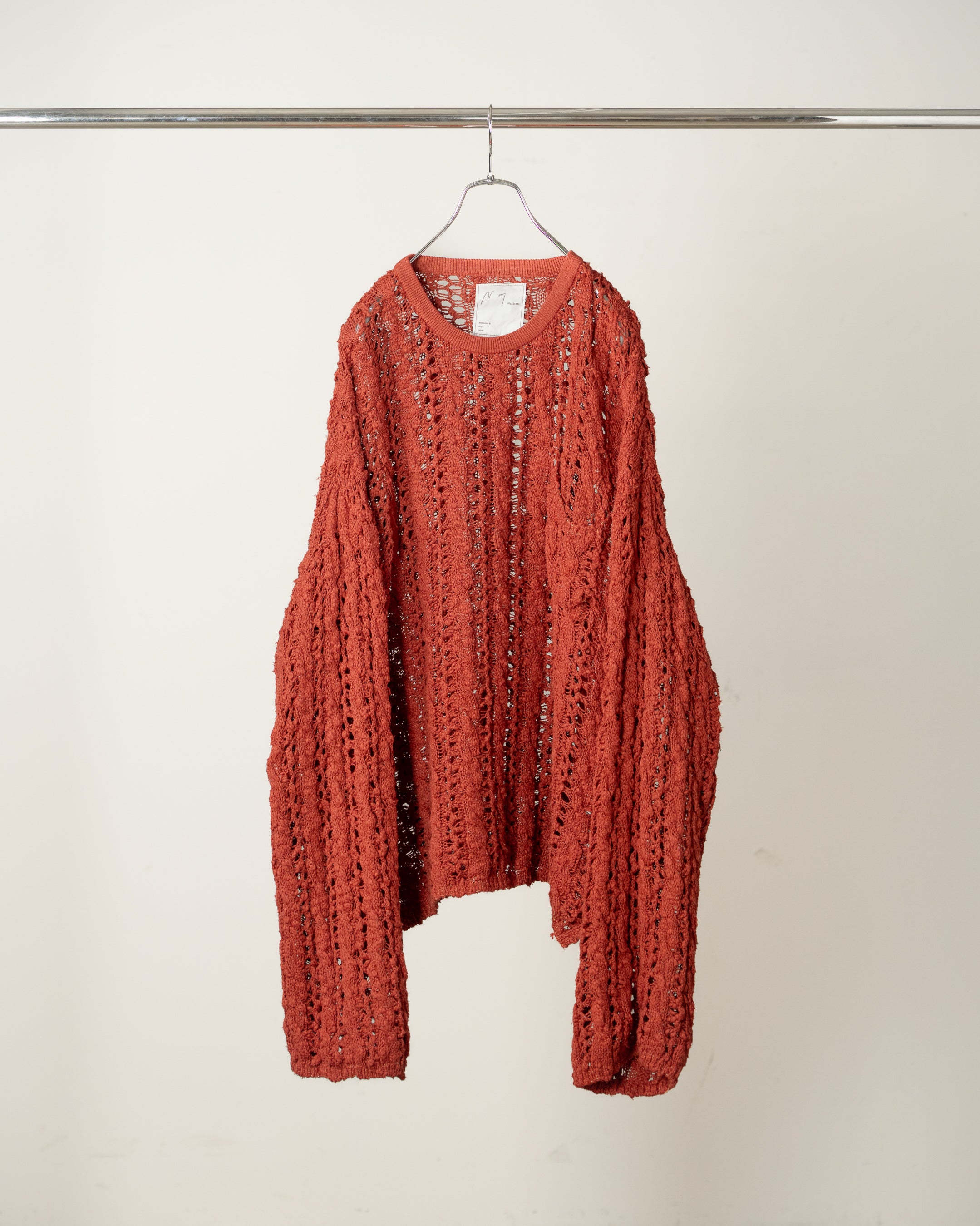MESH KNIT(BRICK) – ANCELLM