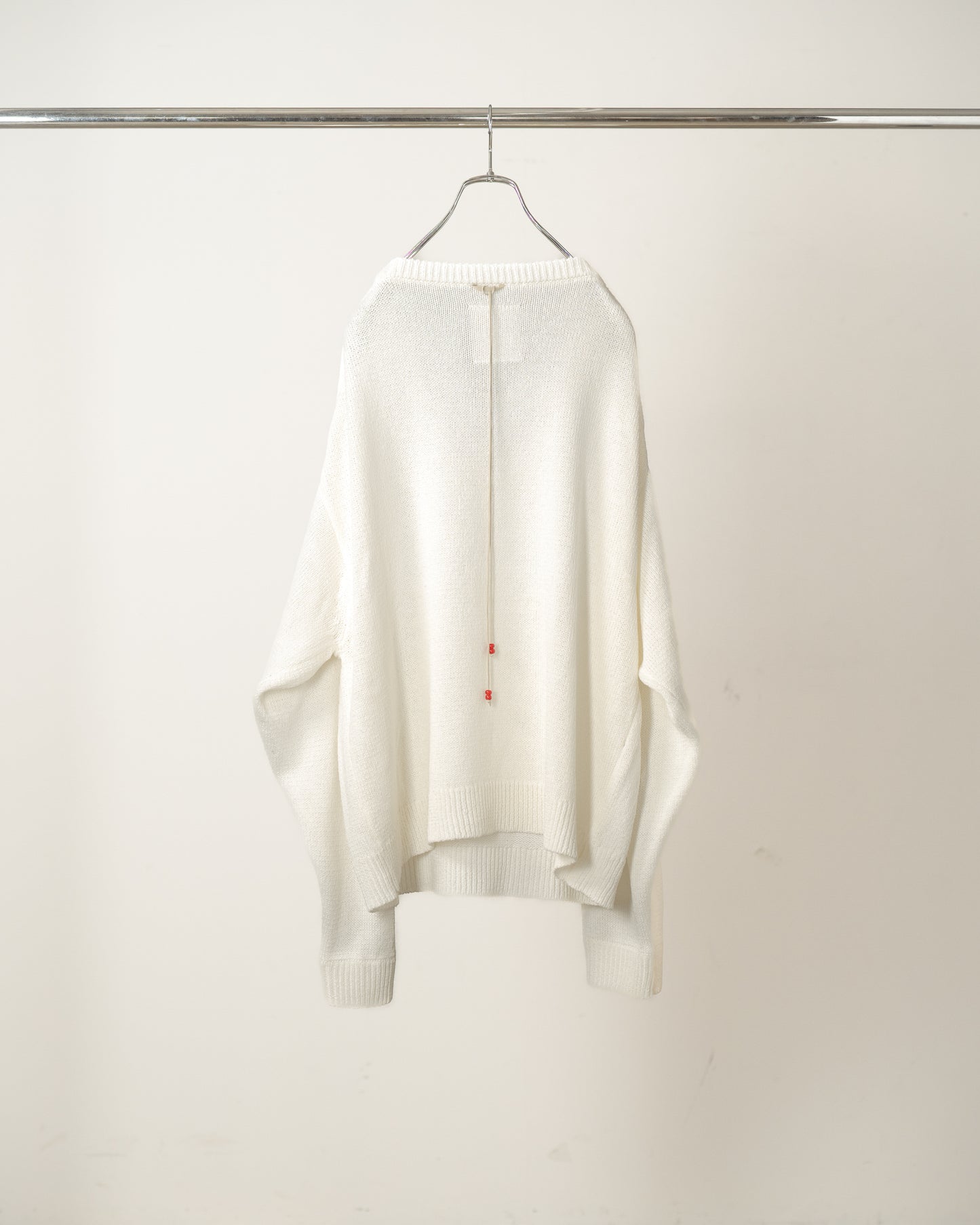 UV NECK KNIT(WHITE)
