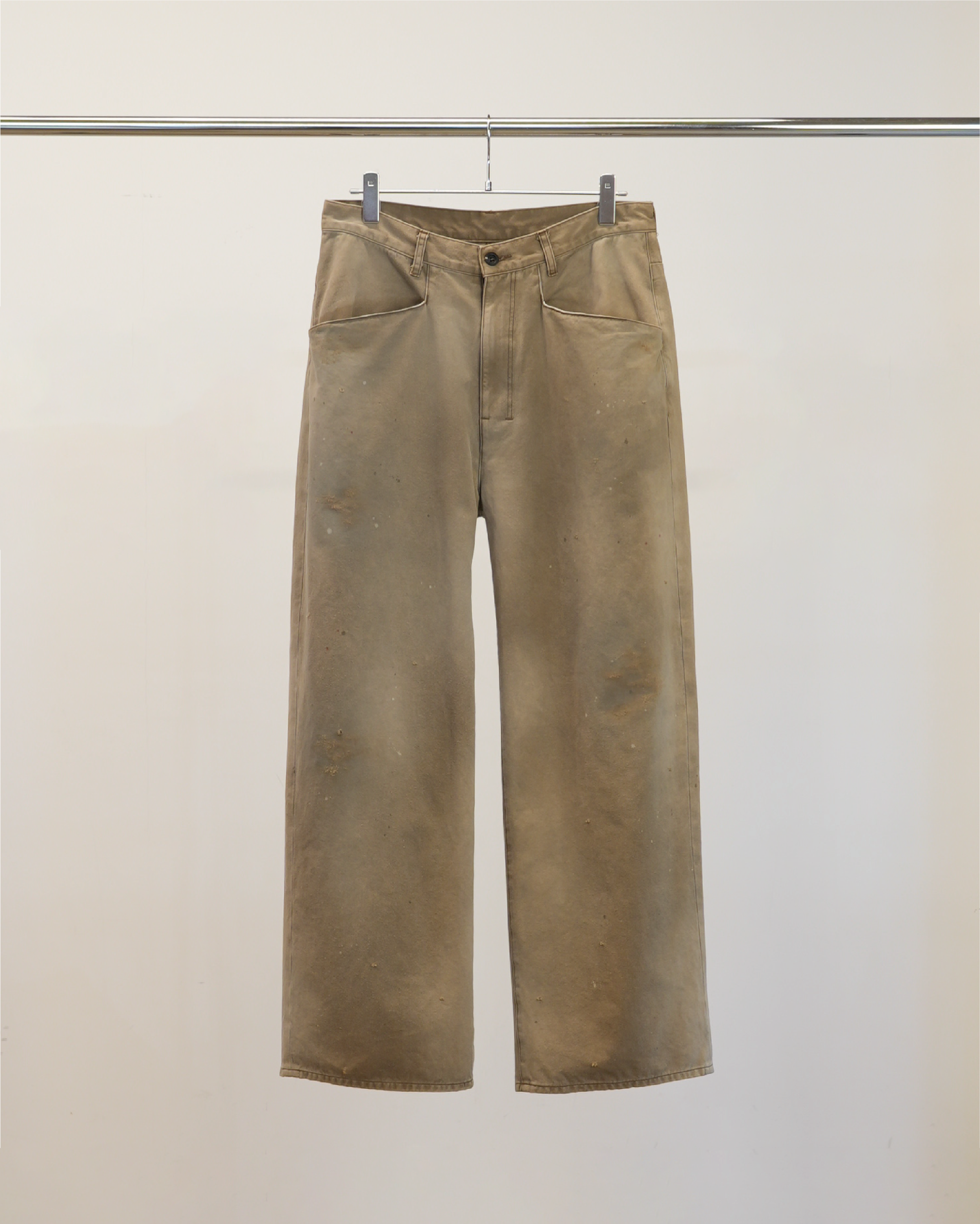 CHINO WIDE SLACKS(BEIGE) – ANCELLM CHINO WIDE SLACKS(BEIGE) – ANCELLM