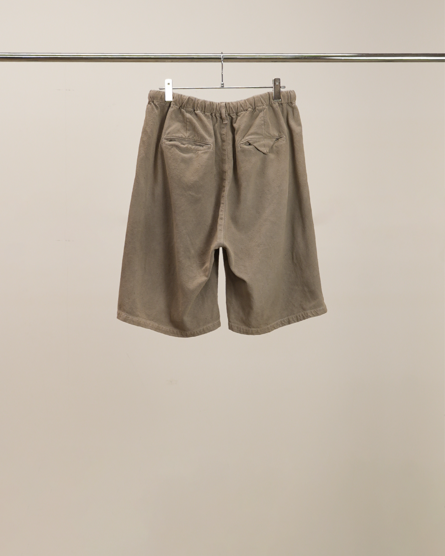 C/R DUCK SHORT PANTS(GREIGE)