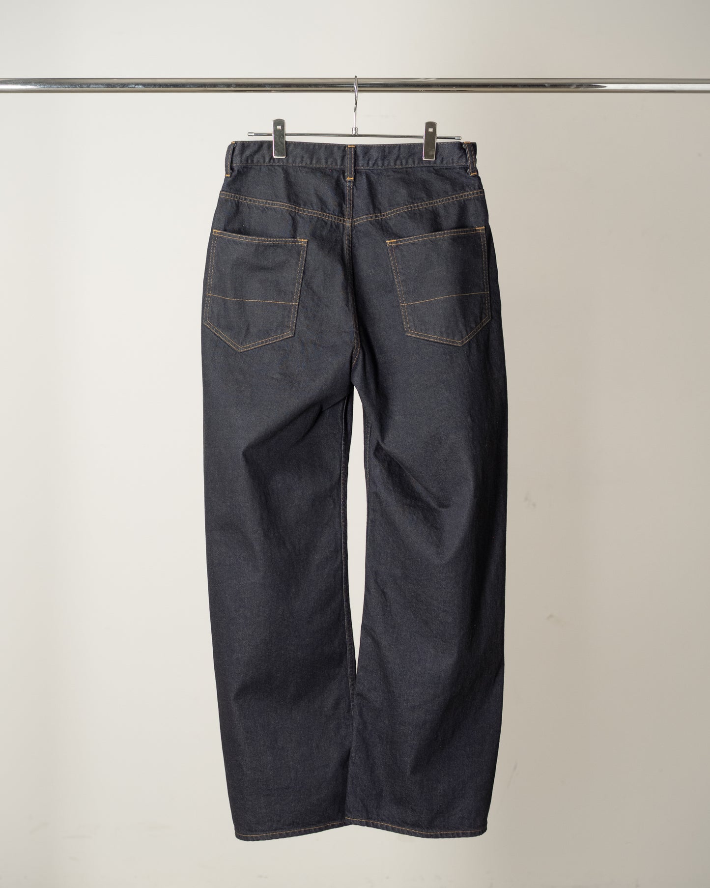 STRAIGHT WIDE DENIM PANTS OW