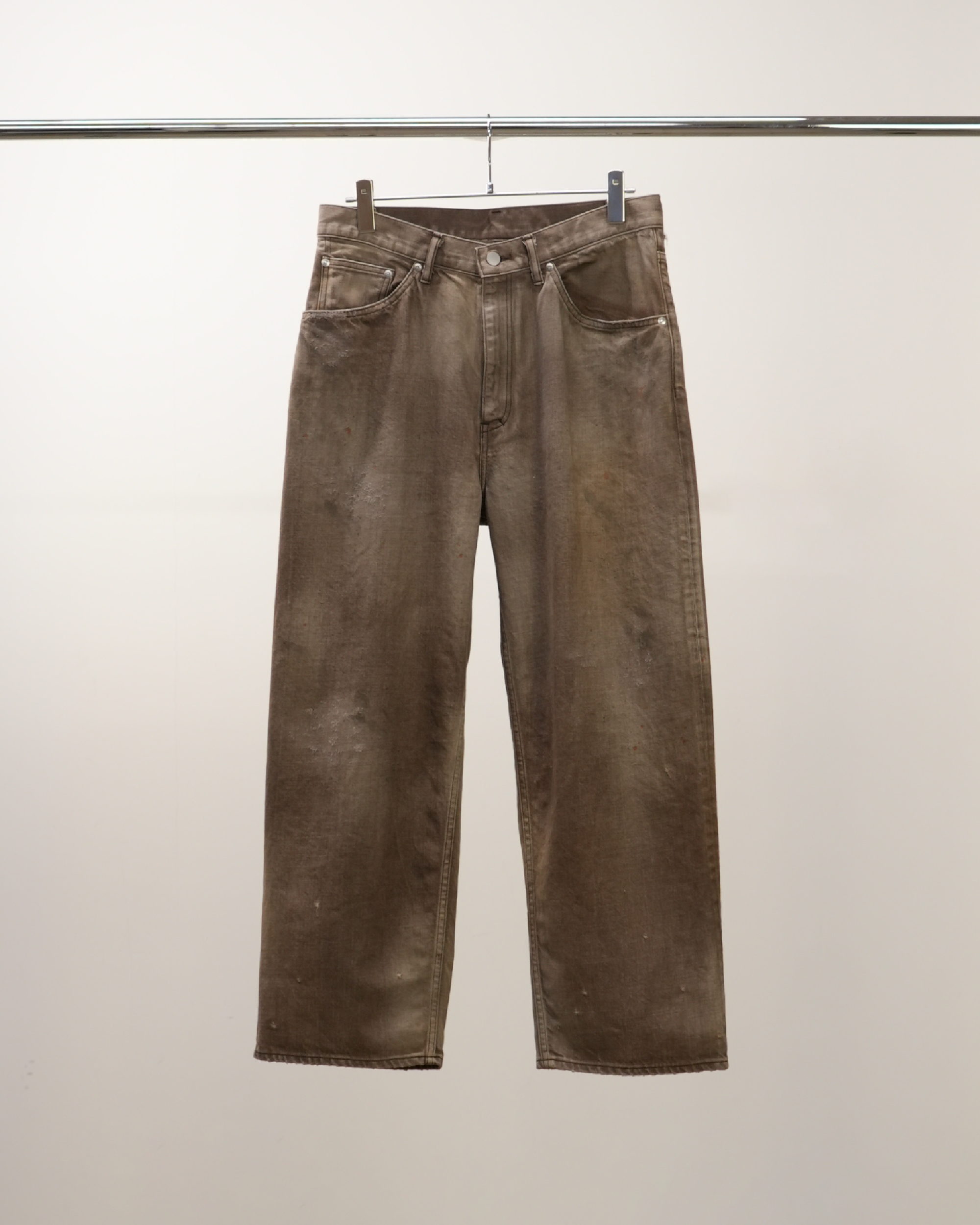 #03 AGING01 アンセルムストレートデニムancellm 03 AGING01(BROWN) – ANCELLM