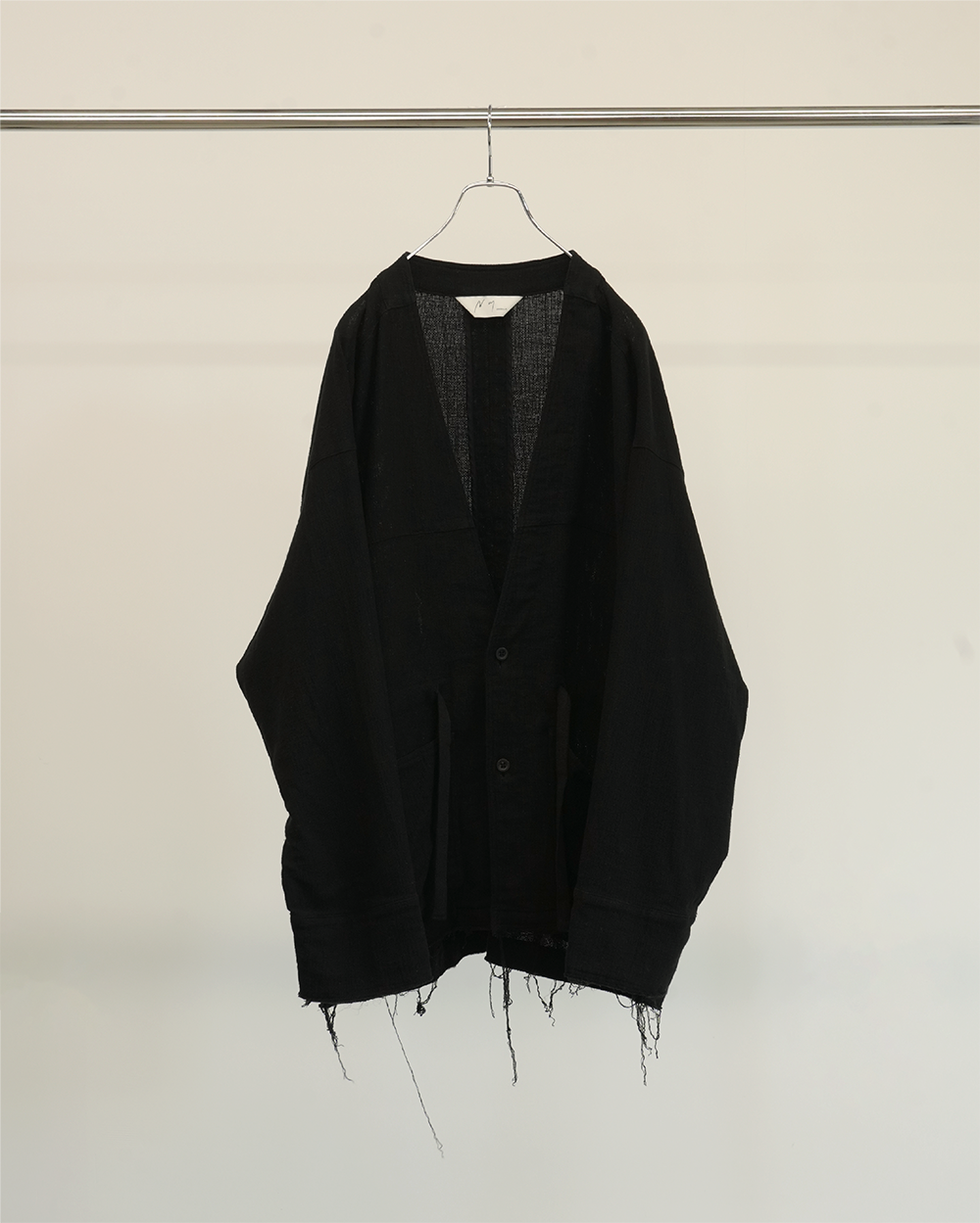 ANCELLM アンセルム PANAMA COLLAR LESS JACKET PANAMA COLLAR ANCELLM アンセルム PANAMA COLLAR LESS JACKET PANAMA COLLAR