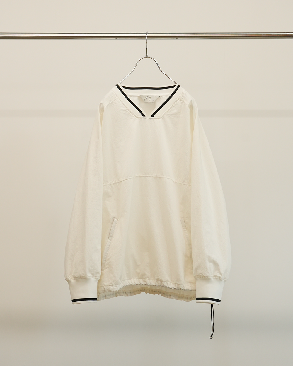 C/N PULLOVER SHIRT(WHITE) – ANCELLM C/N PULLOVER SHIRT(WHITE) – ANCELLM