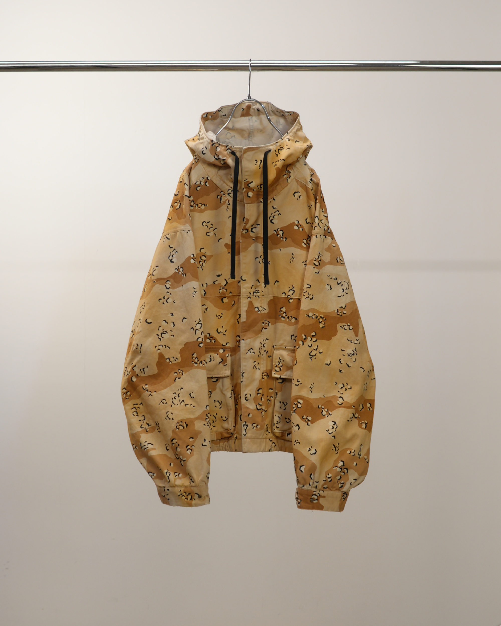 CAMO ZIPUP HOODIE(CHOCOLATE CHIP) – ANCELLM