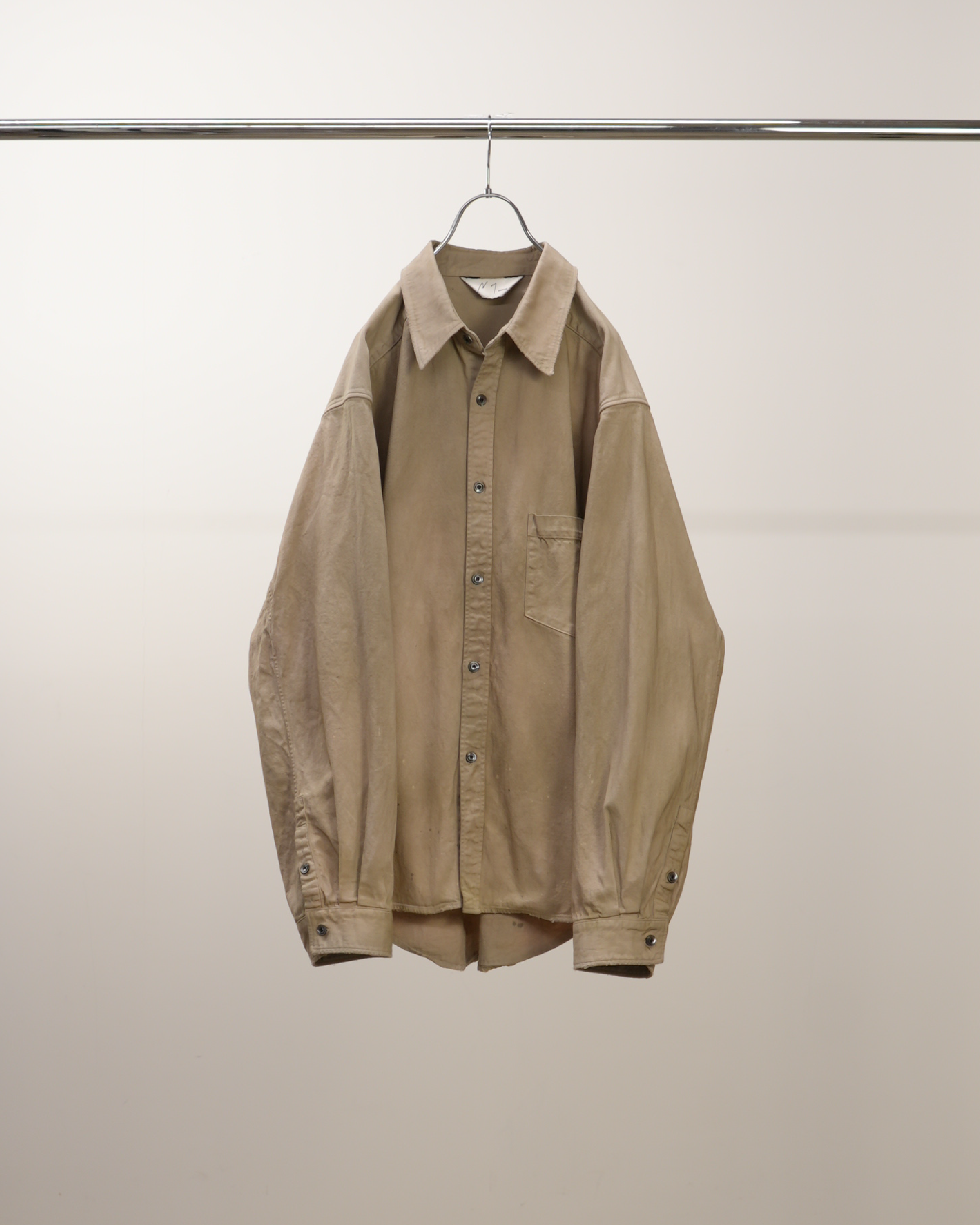 DENIM DRESS SHIRT(SAND) – ANCELLM DENIM DRESS SHIRT(SAND) – ANCELLM