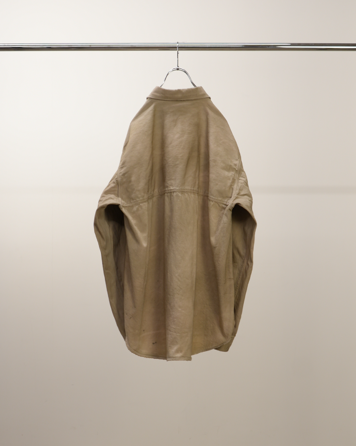 DENIM DRESS SHIRT(SAND)