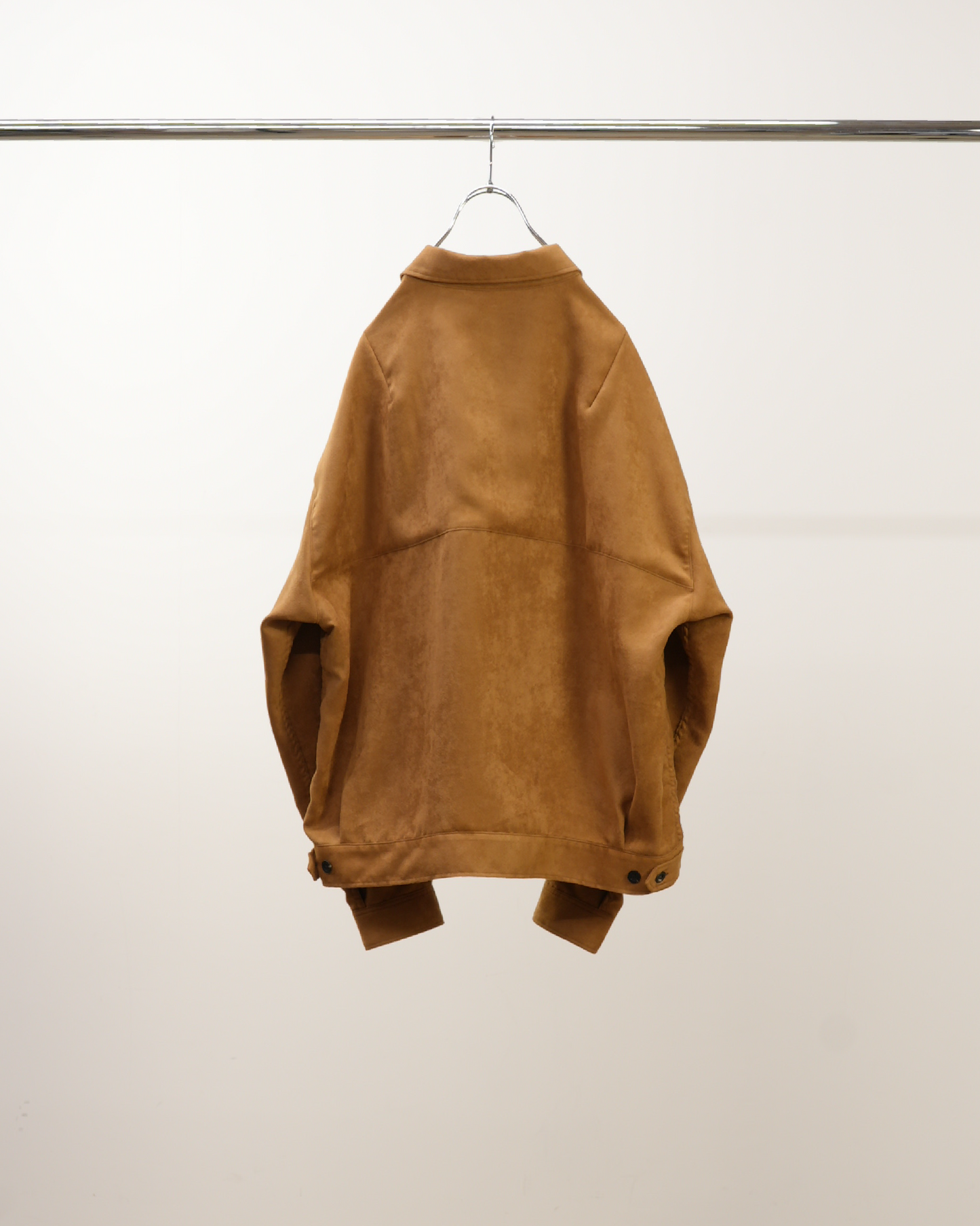 VEGAN SUEDE WORK SHIRT BLOUSON(BROWN)