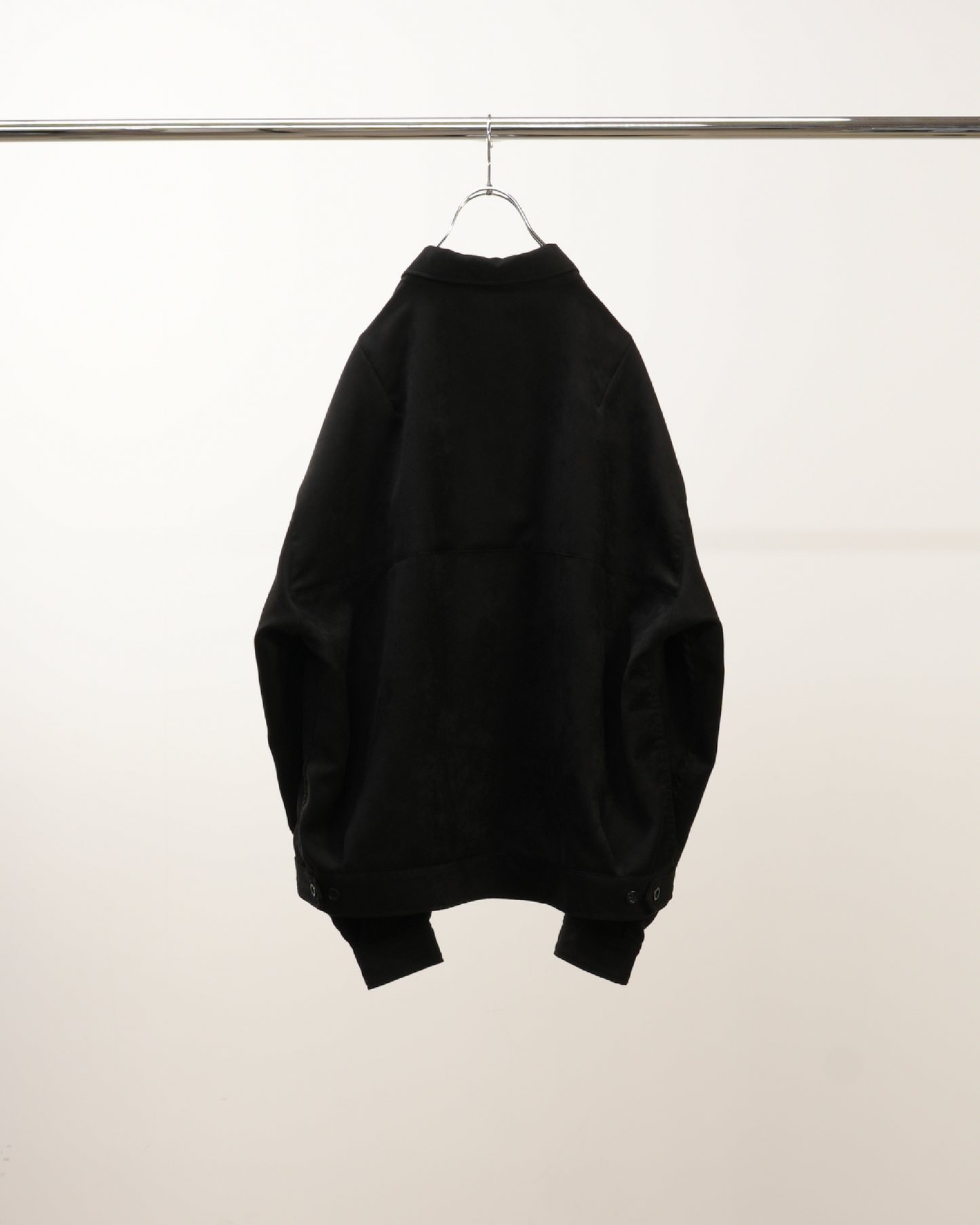 VEGAN SUEDE WORK SHIRT BLOUSON(BLACK)