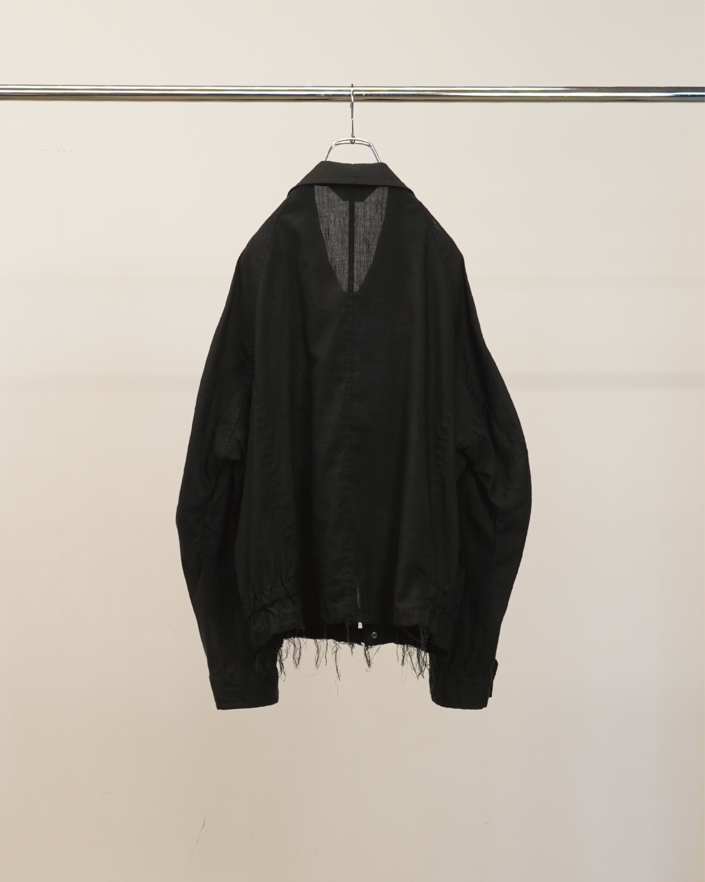 L/N ZIPUP SHIRT JACKET(BLACK)