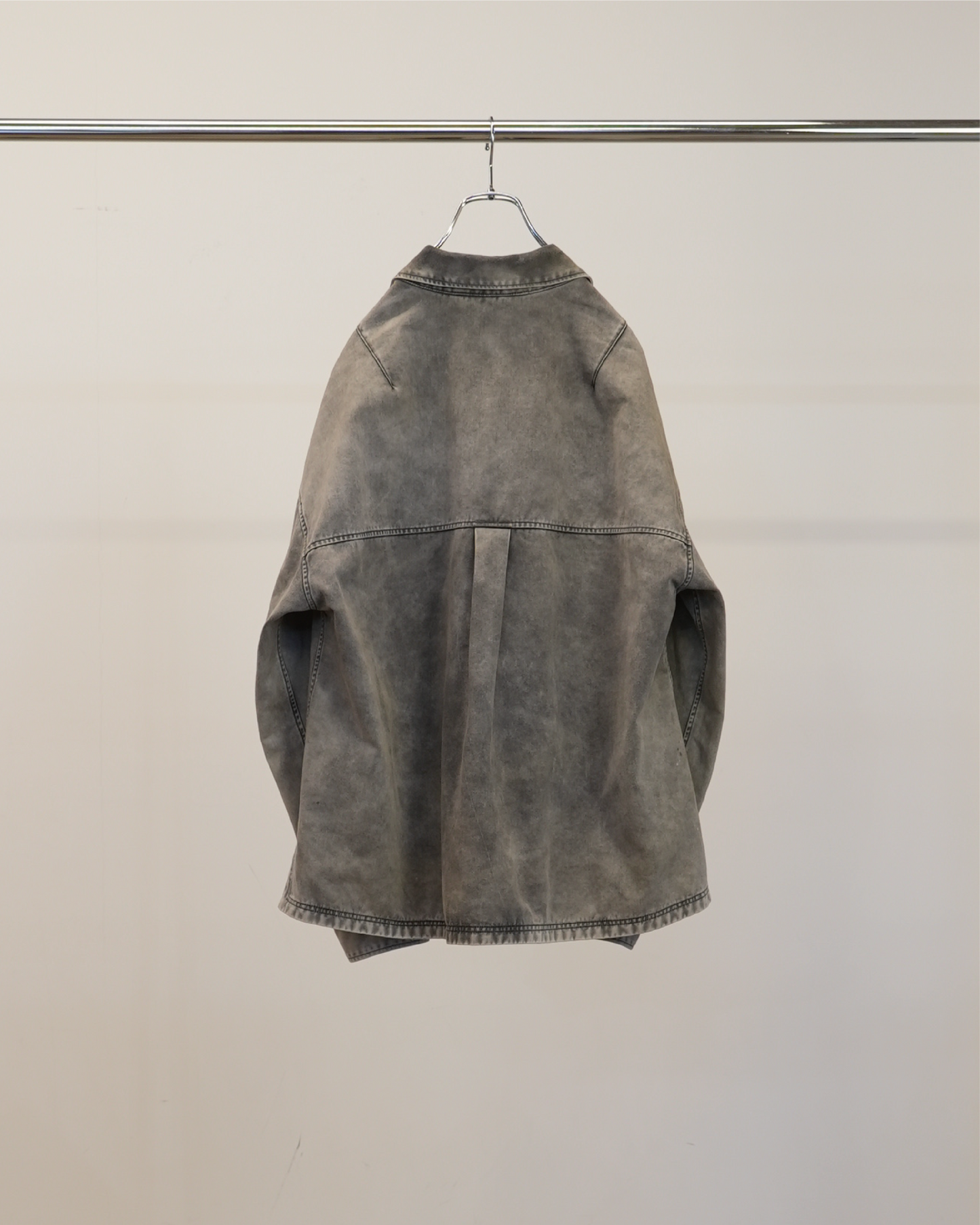 CHINO SHIRT JACKET(BLACK)