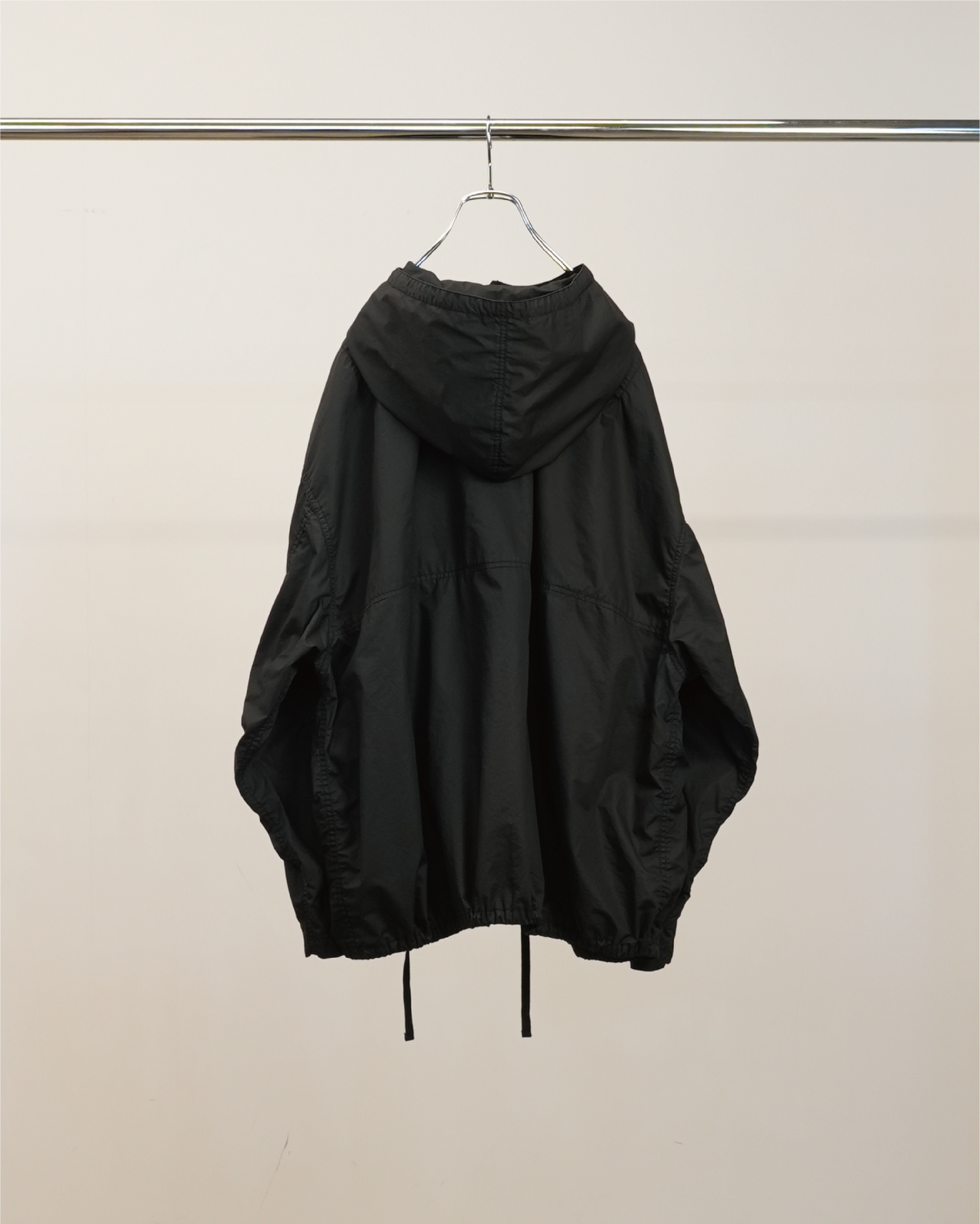 HOODED FIELD SHIRT JACKET(BLACK)