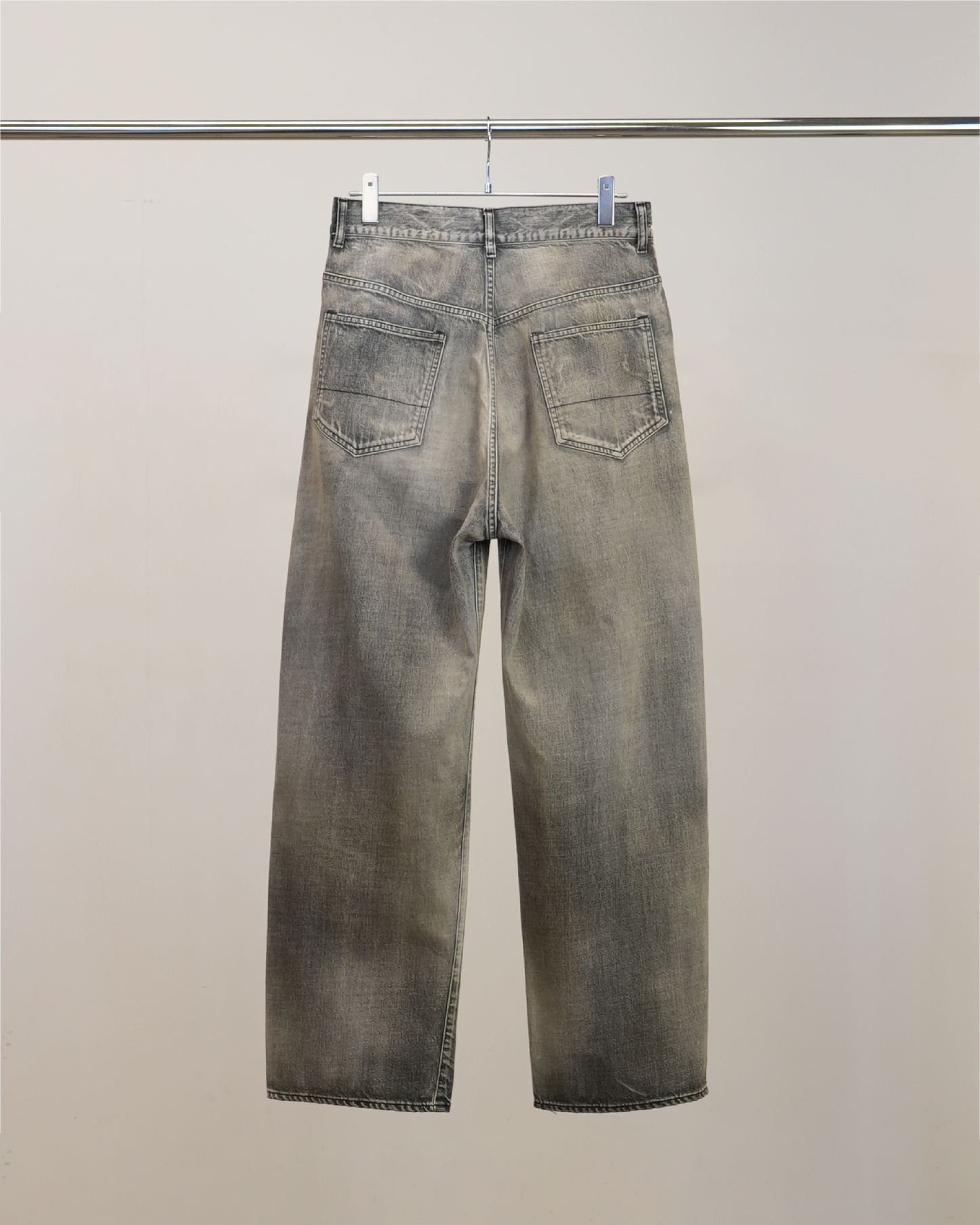 #01 MIDTAPERED 5P DENIM PANTS(BLACK)