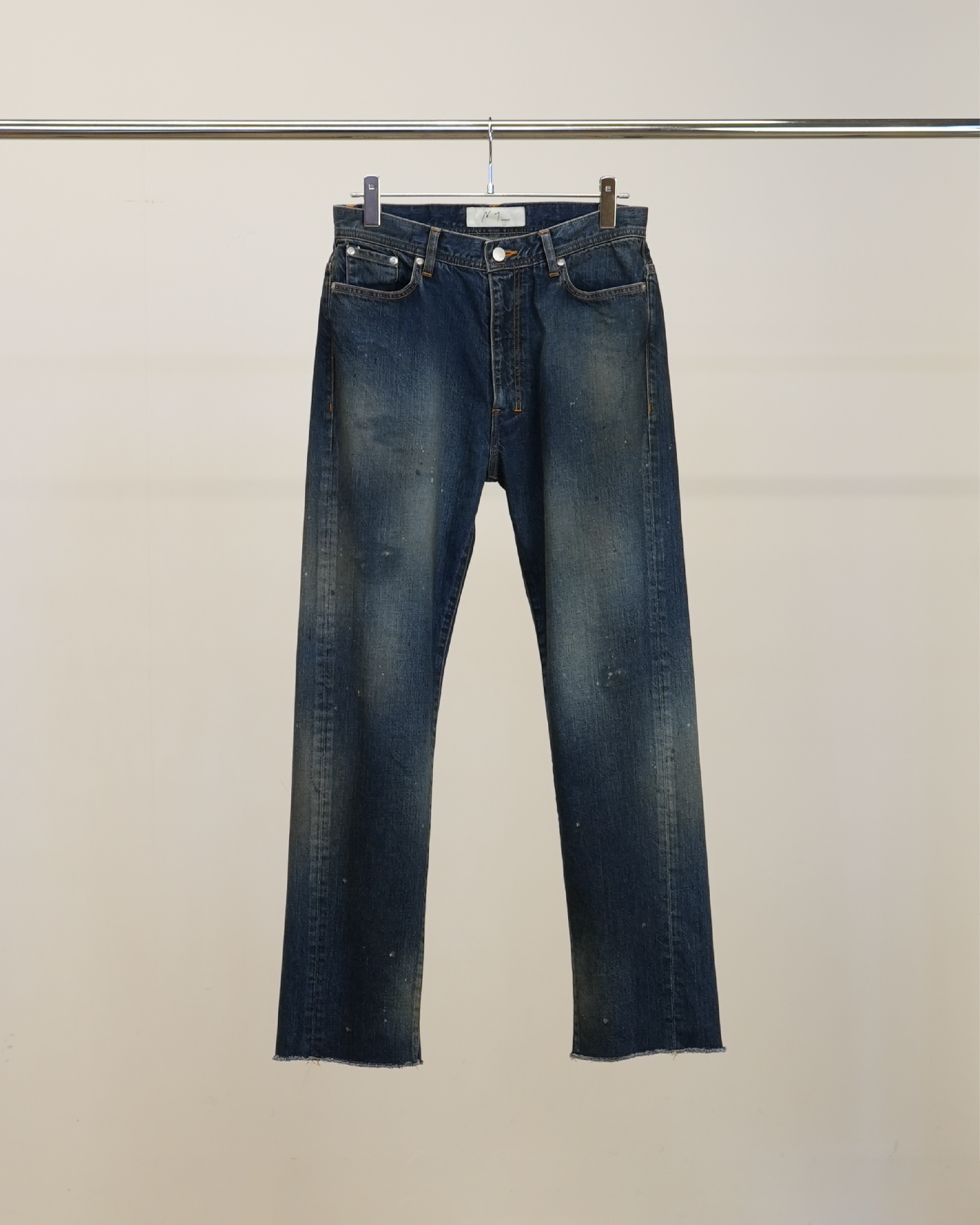 07 SLIM STRAIGHT 5P DENIM PANTS(INDIGO) – ANCELLM