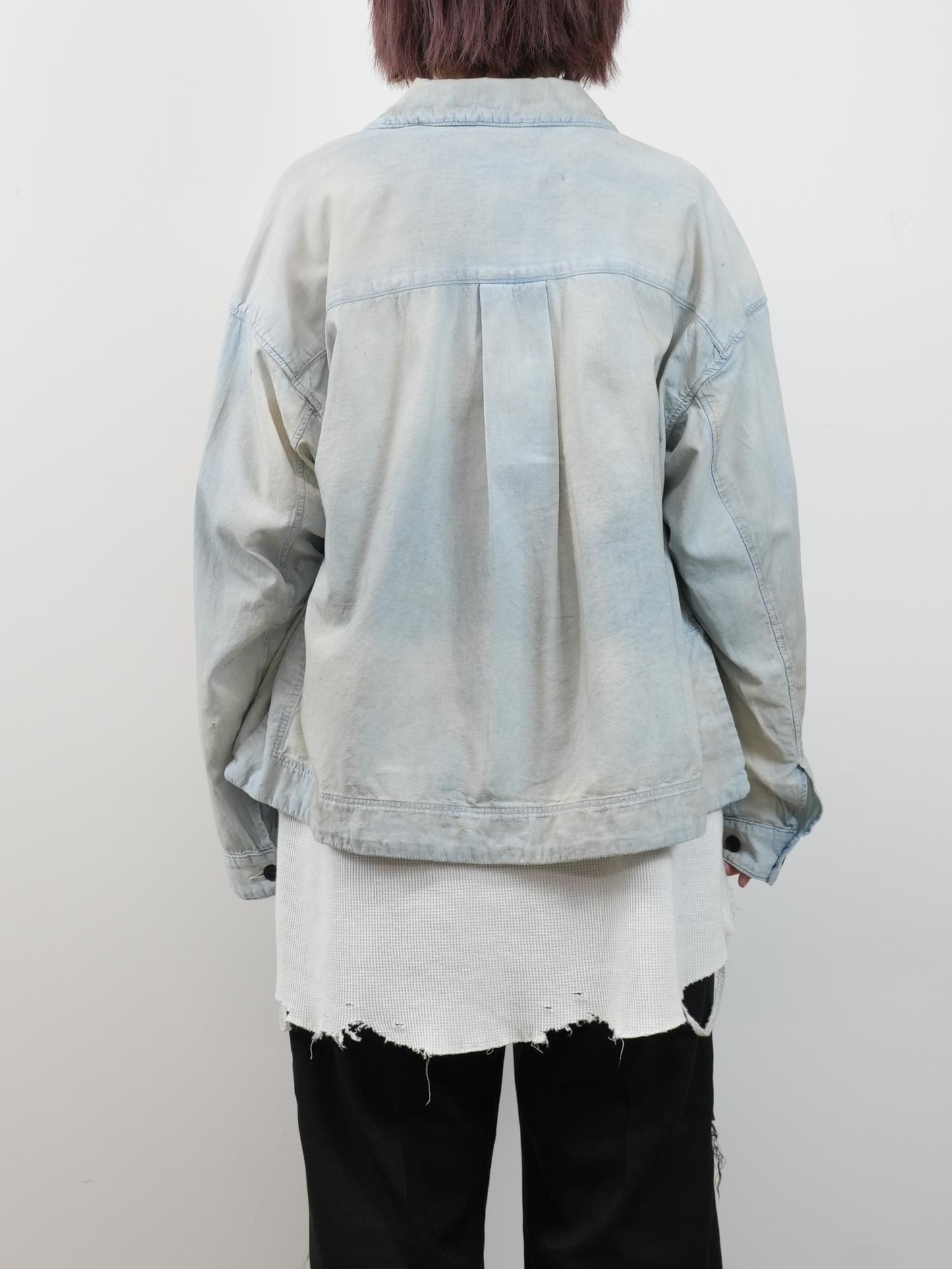 CHAMBRAY SHIRT JACKET(INDIGO)