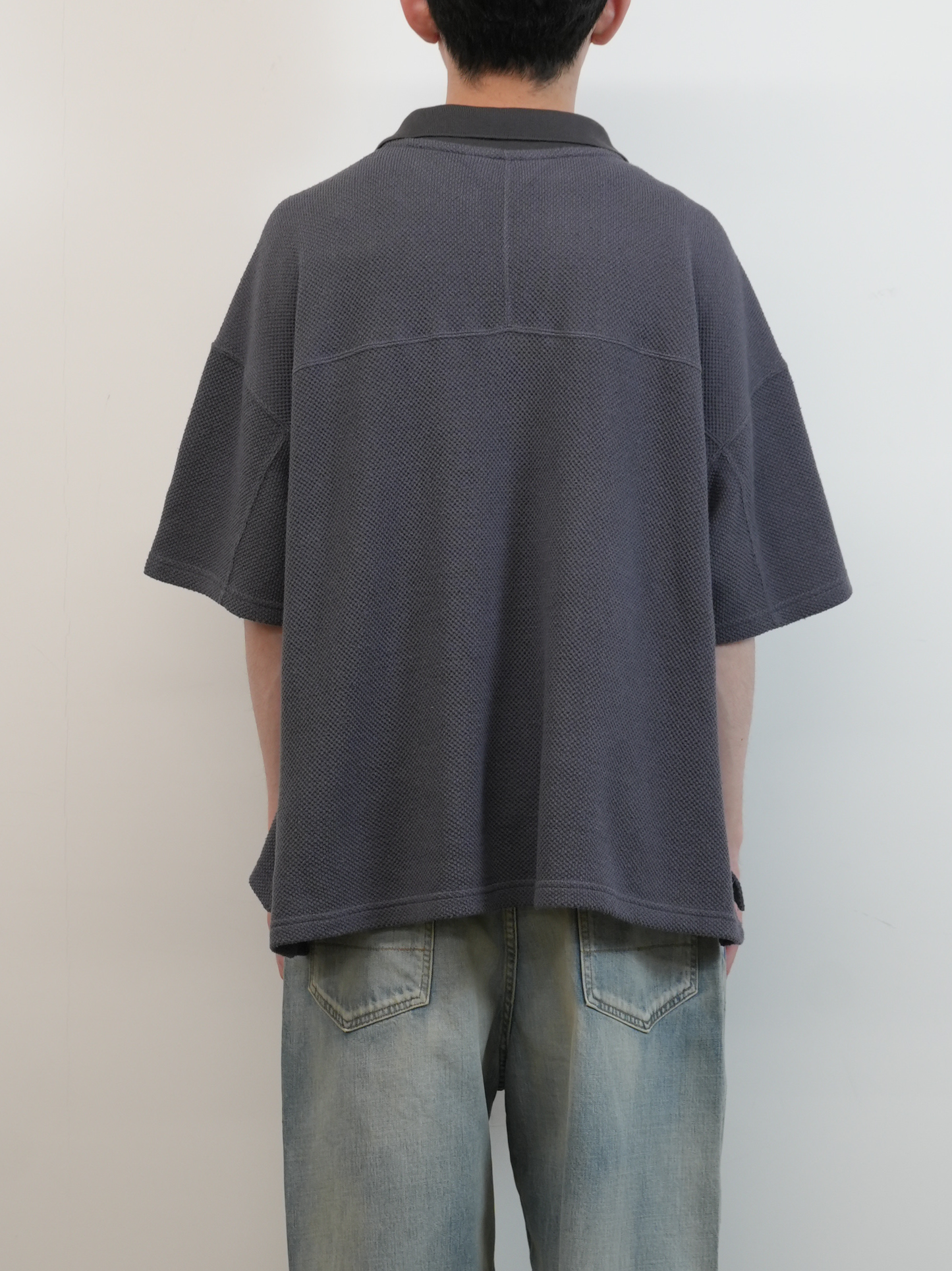 S/C FOOTBALL SHIRT(GRAY)