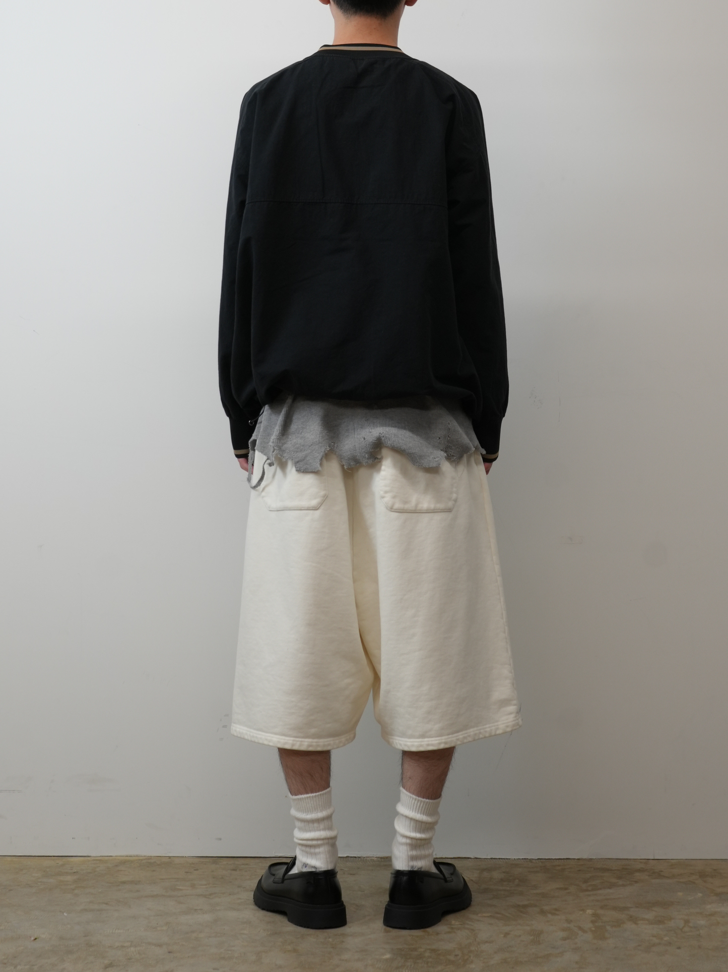 C/N PULLOVER SHIRT(BLACK)