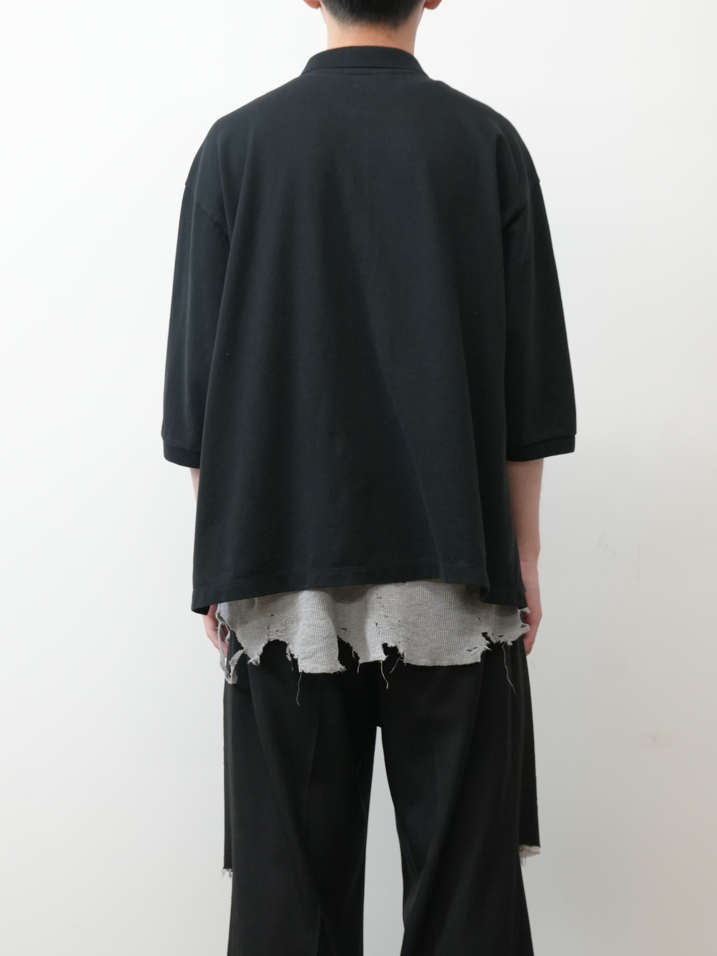 S/S POLO SHIRT(BLACK)