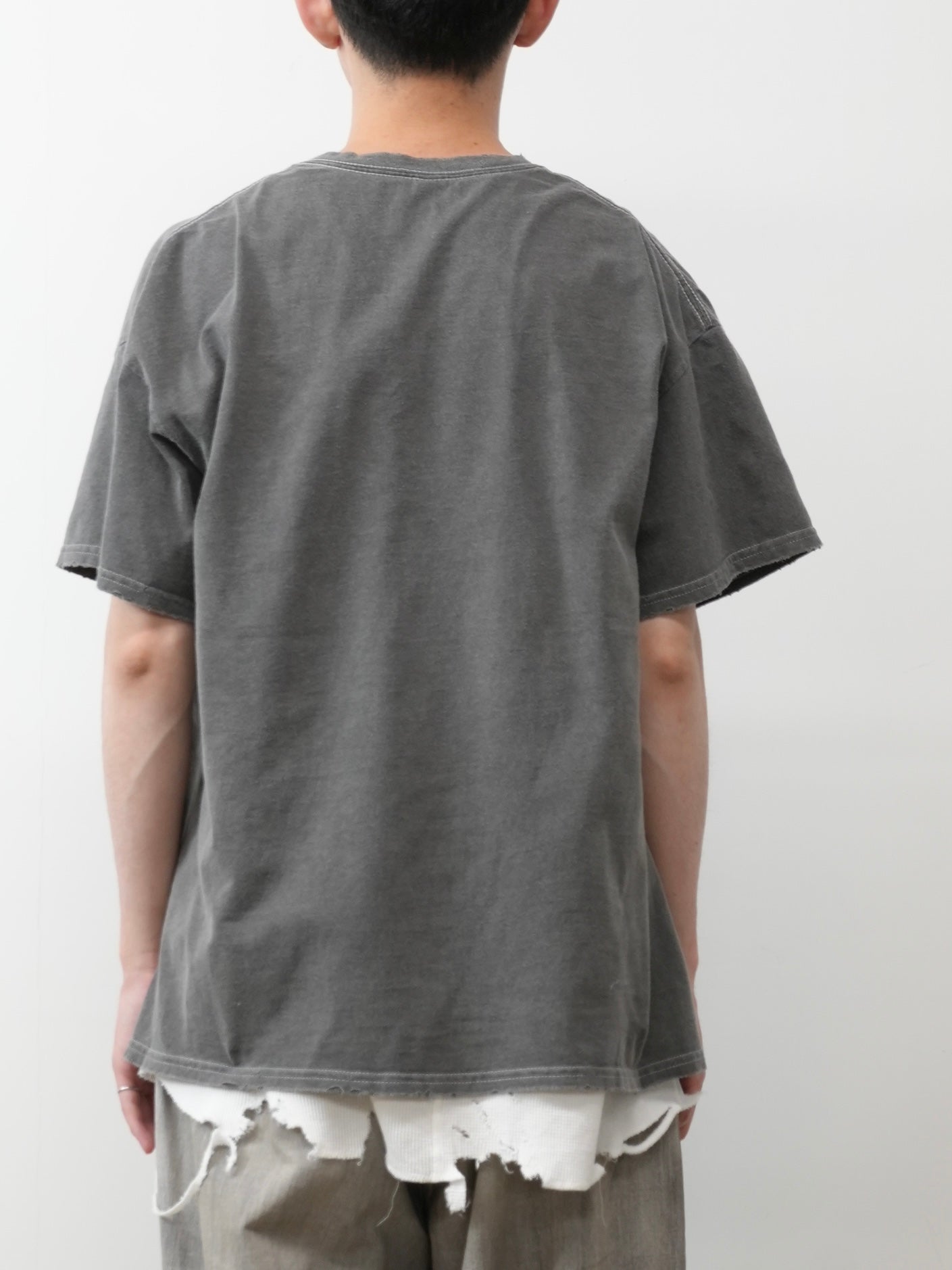 MESSAGE T-SHIRT(BLACK)