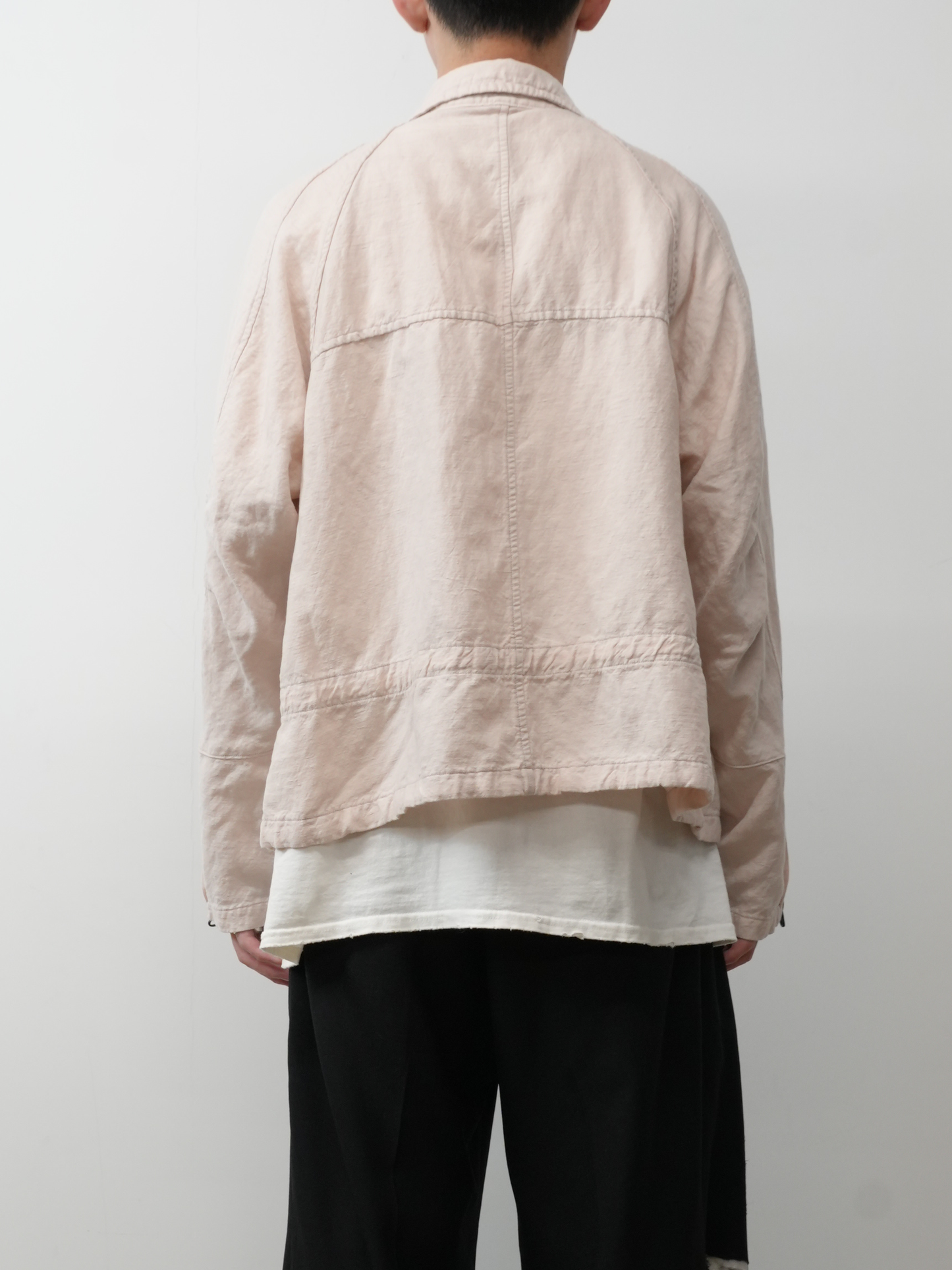 W/L ZIP JACKET(PINKBEIGE)