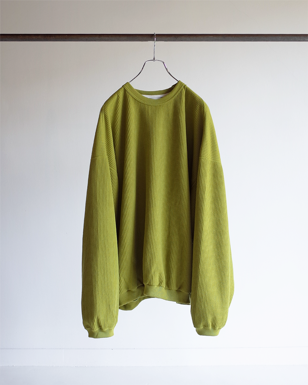 トップス ANCELLM/RAILKNIT OVERSIZED LS(PISTACHIO) RAILKNIT OVERSIZED LS(PISTACHIO) – ANCELLM