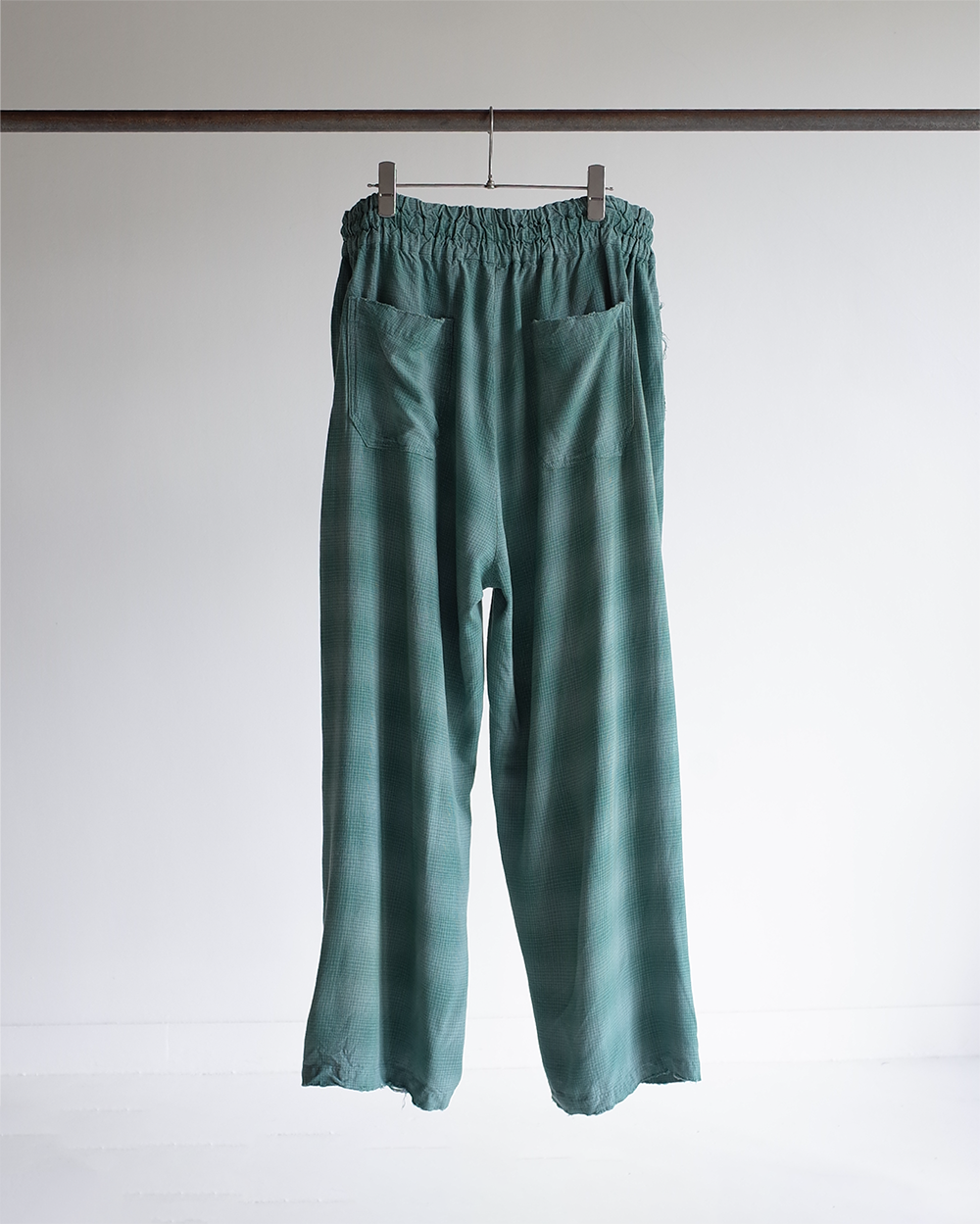 RAYON EASY SLACKS(GREEN)